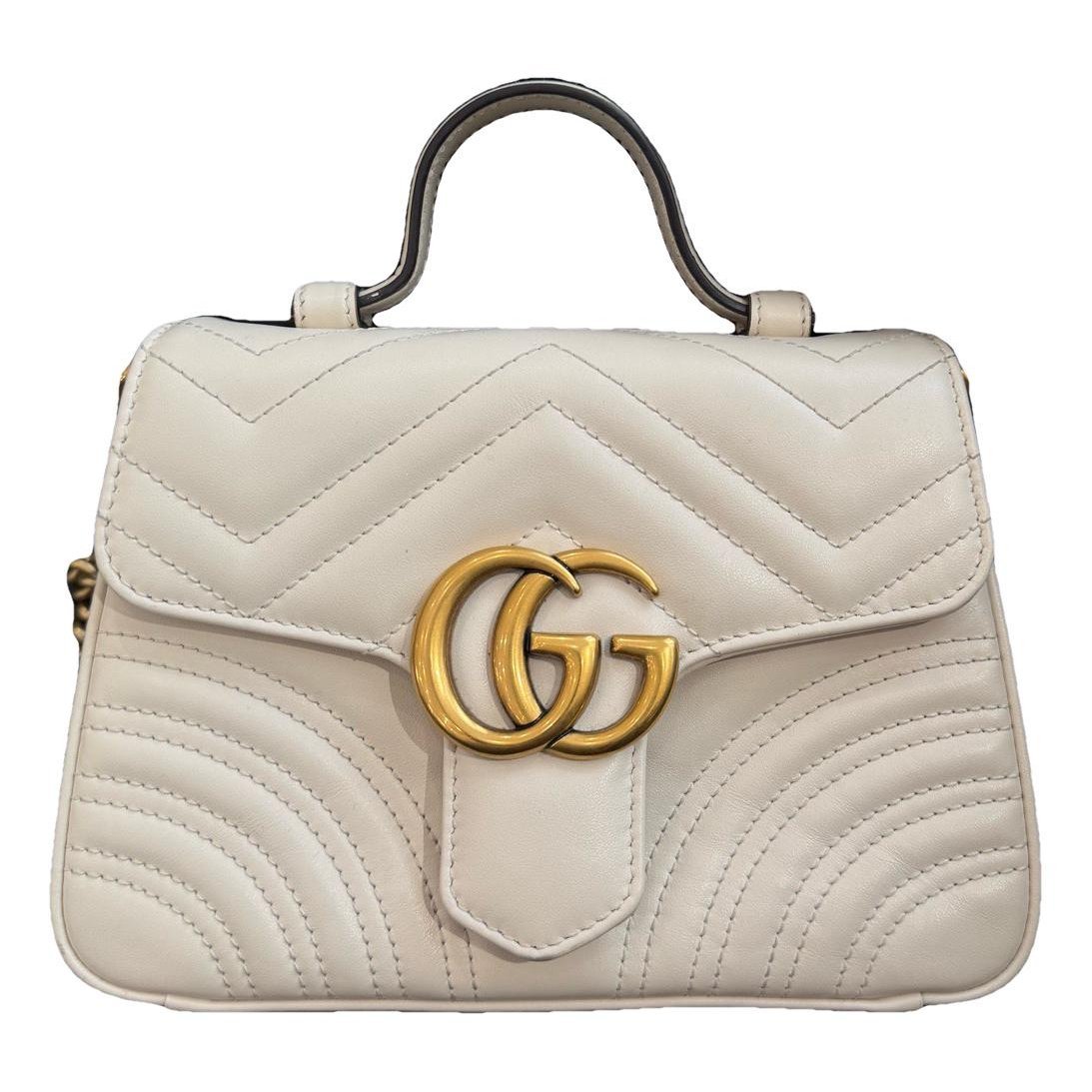 GG Marmont Flap leather handbag