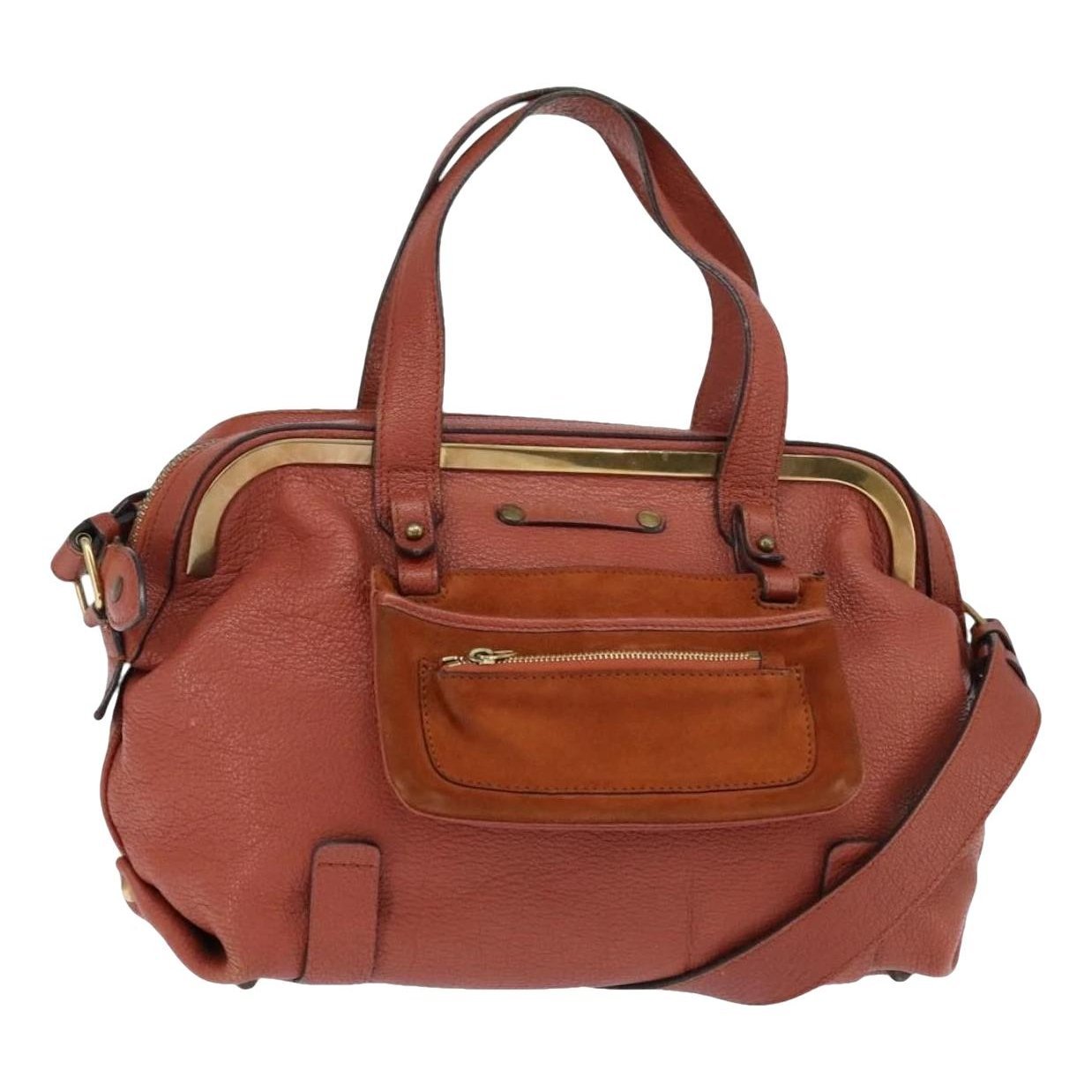 Leather handbag