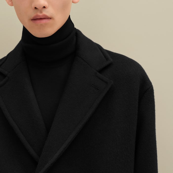 Noir Petit Paul Cashmere Coat
