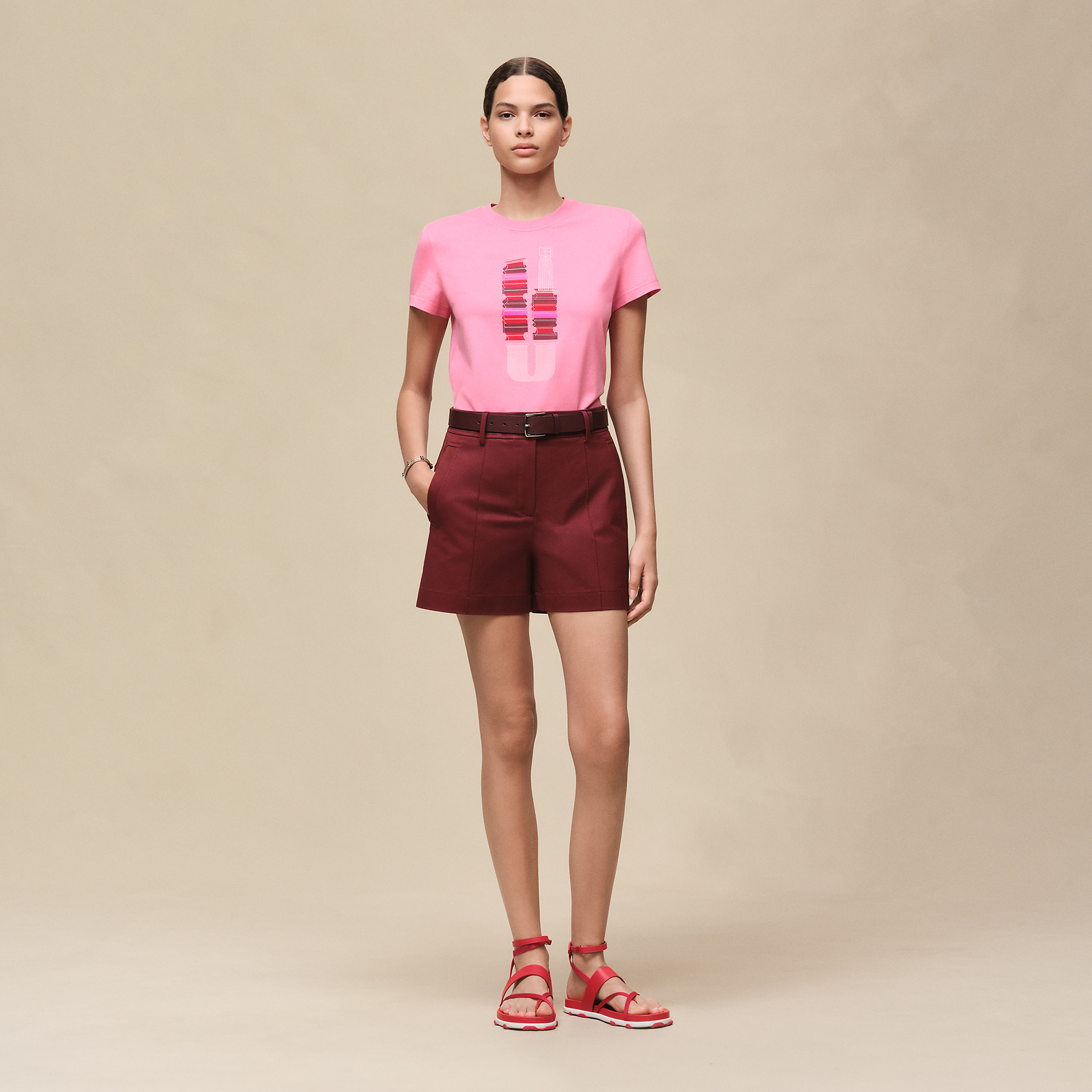 T-shirt droit cartouche
