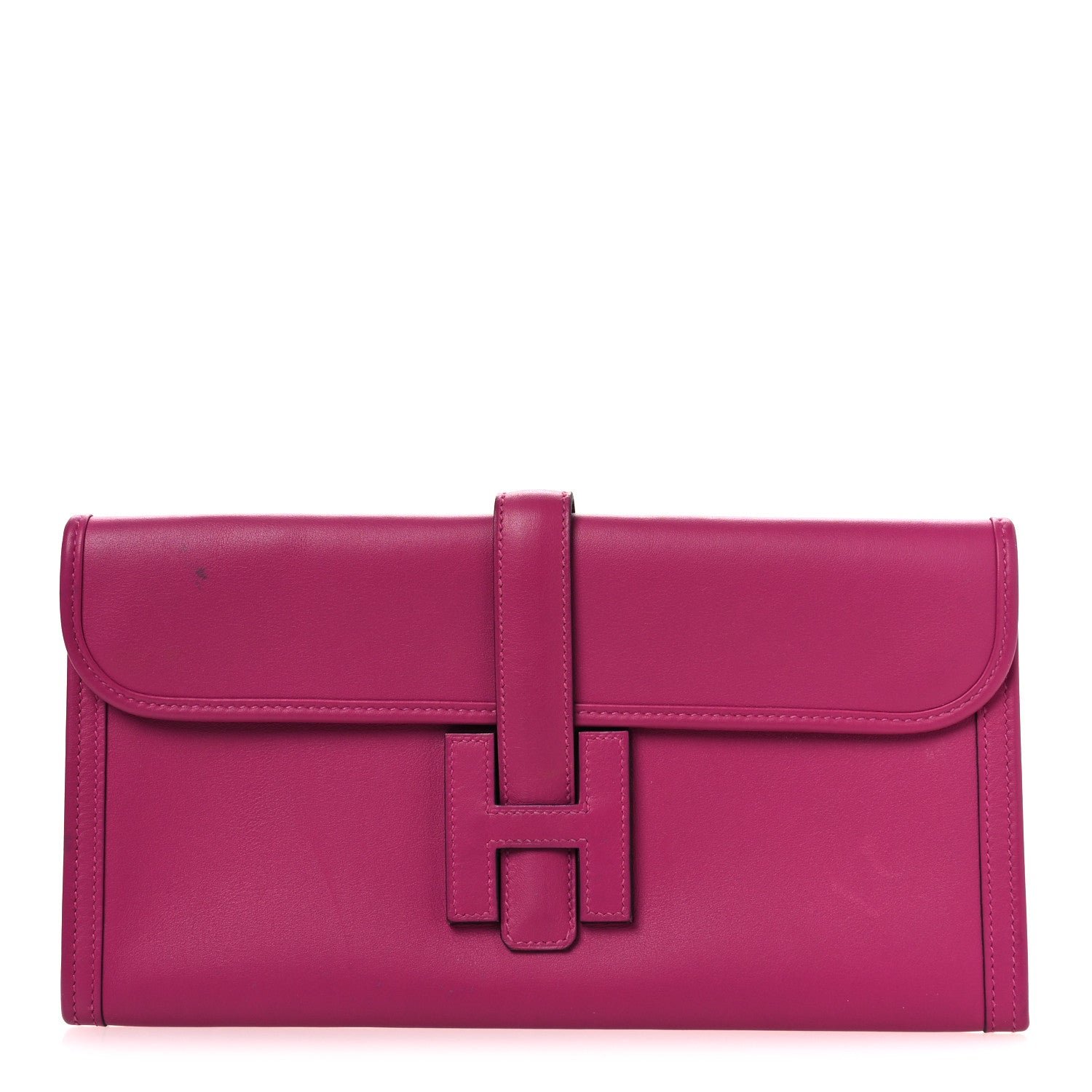 Hermes Swift Jige Elan 29 Clutch Rose Pourpre