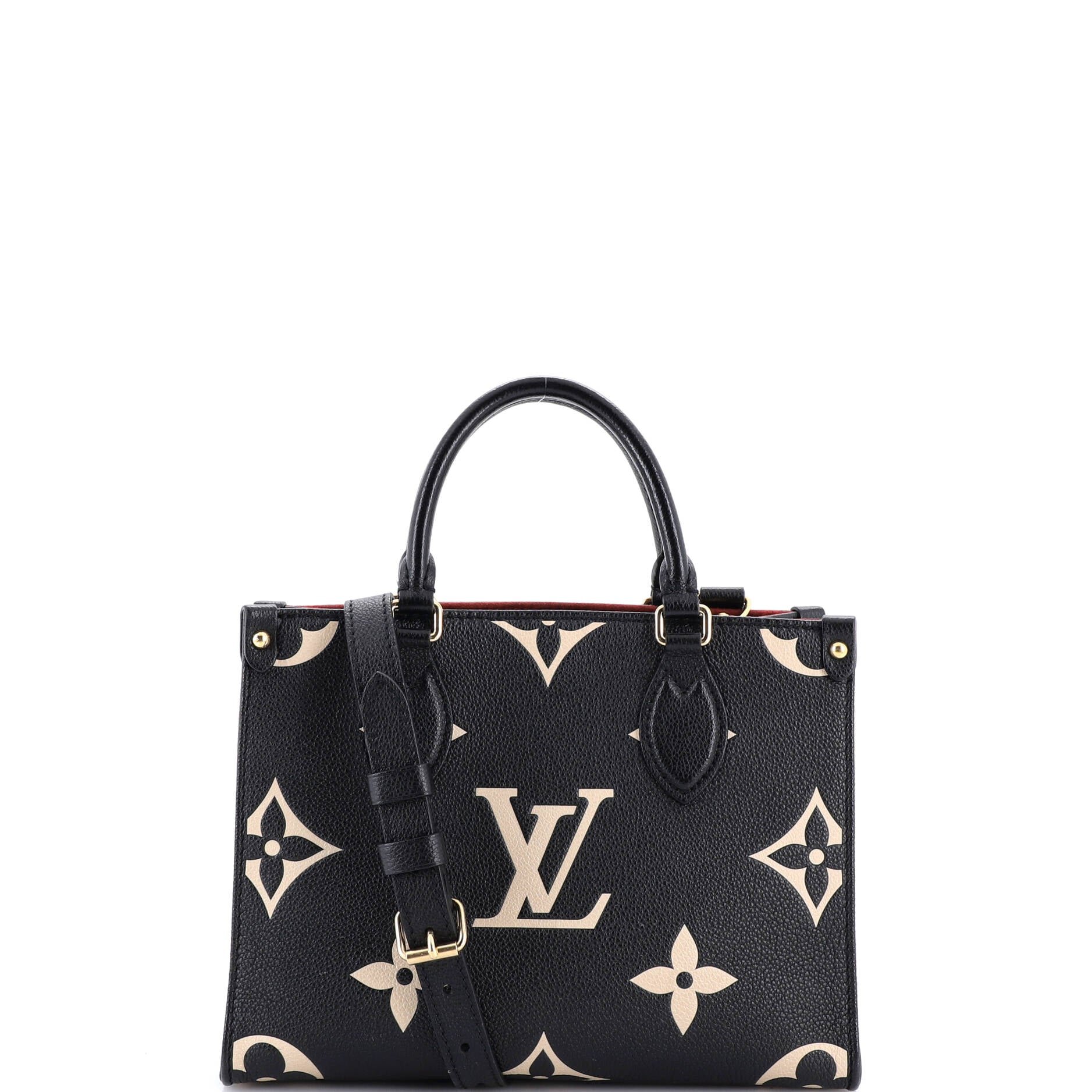 Louis Vuitton OnTheGo Tote Bicolor Monogram Empreinte Giant PM