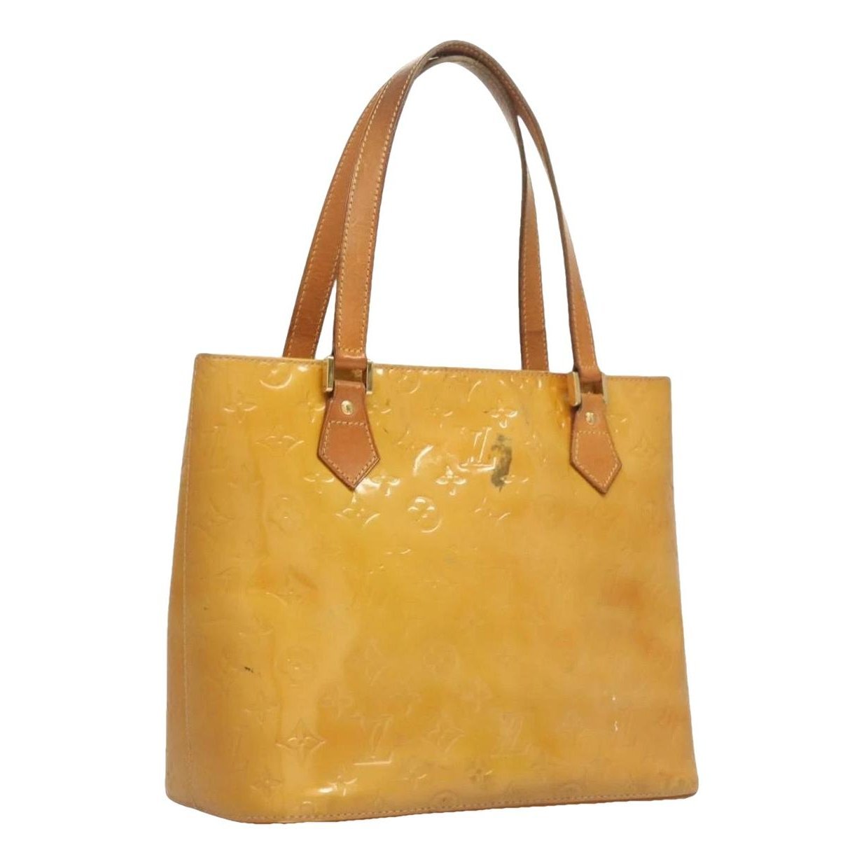 Patent leather handbag