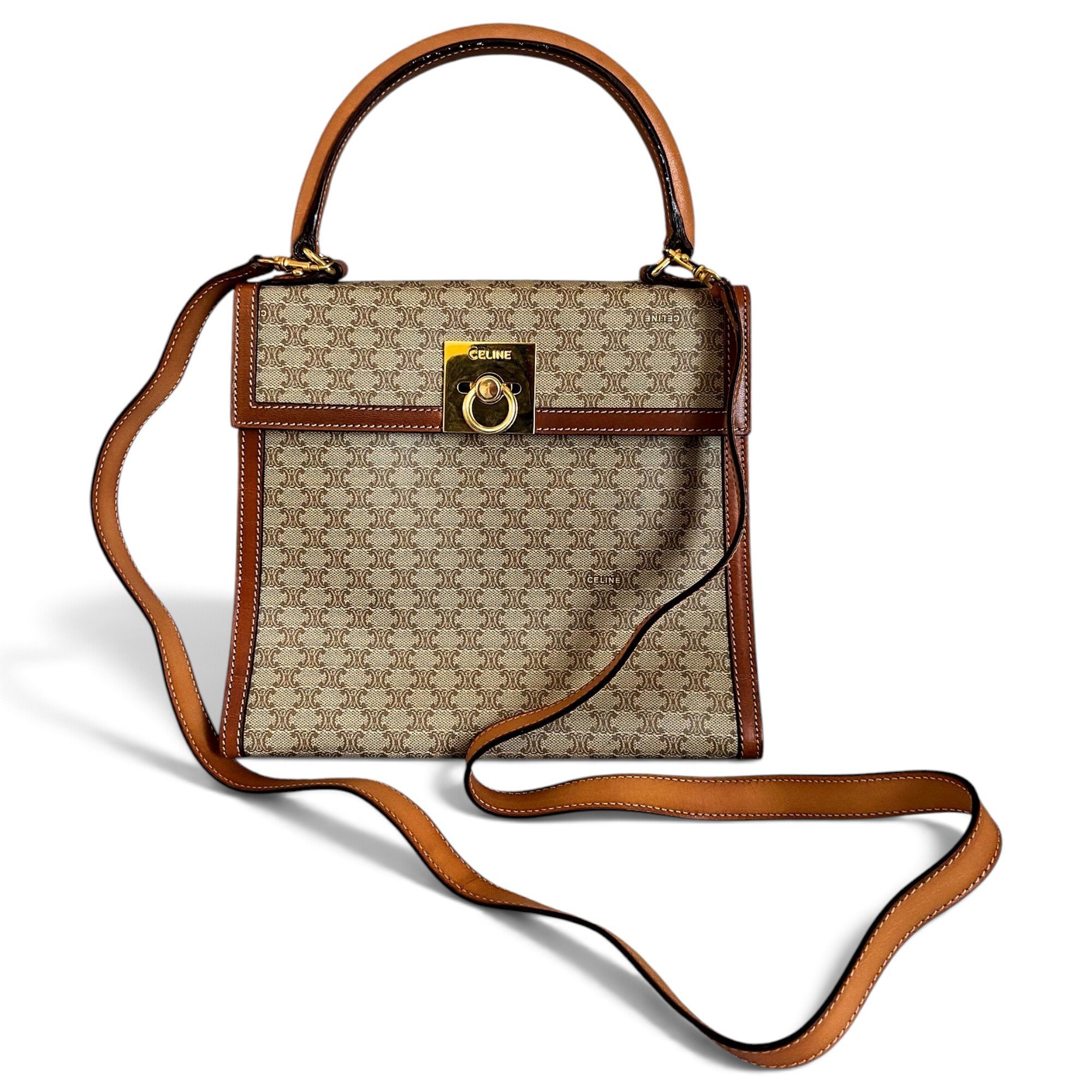 Leather handbag