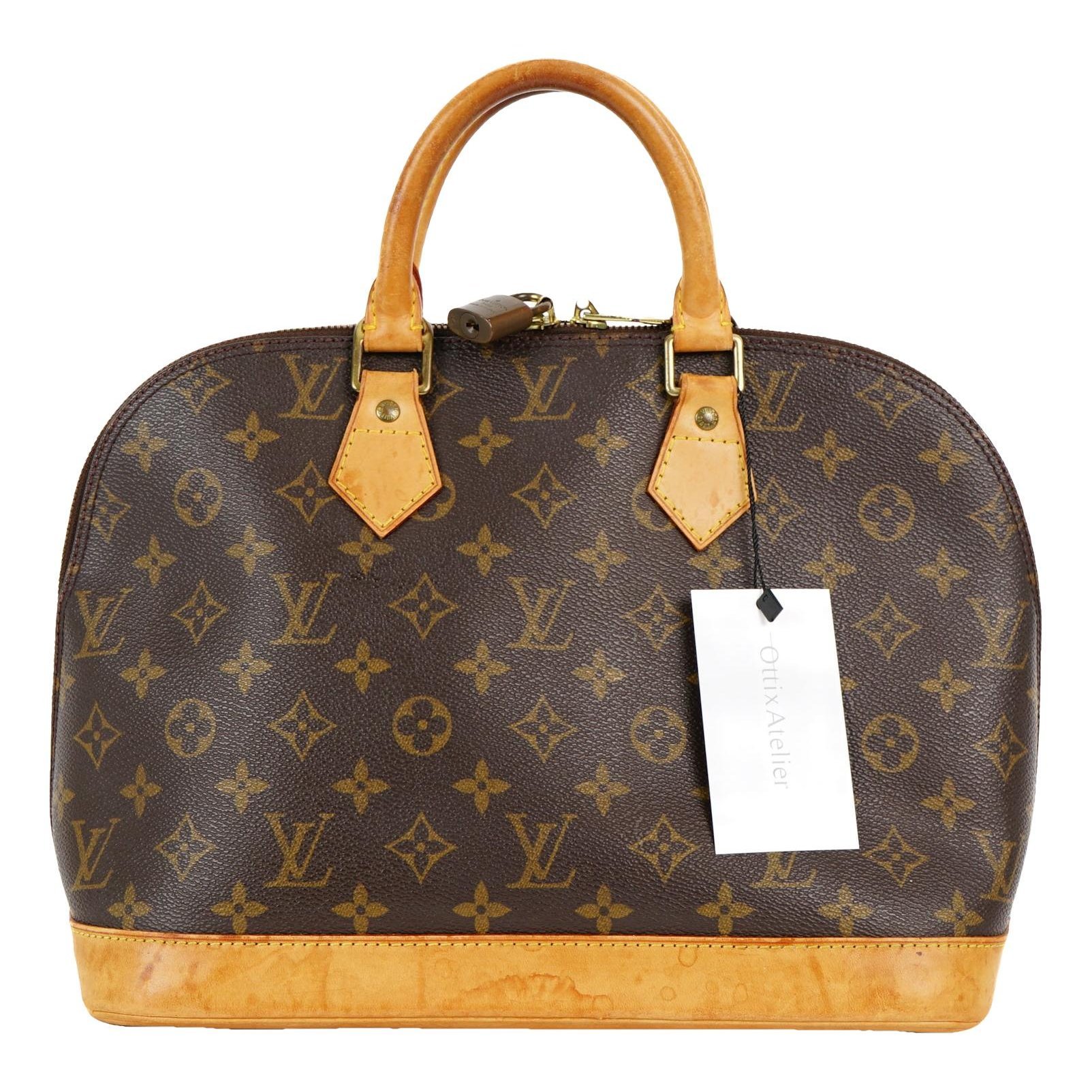Alma leather handbag
