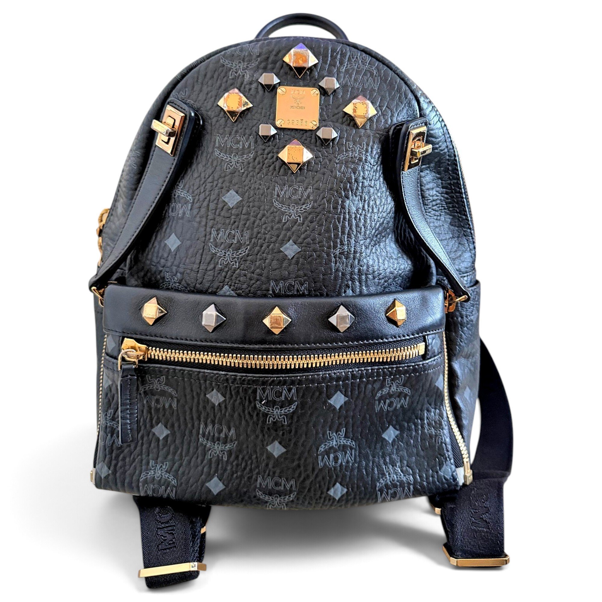 MCM Stark leather backpack