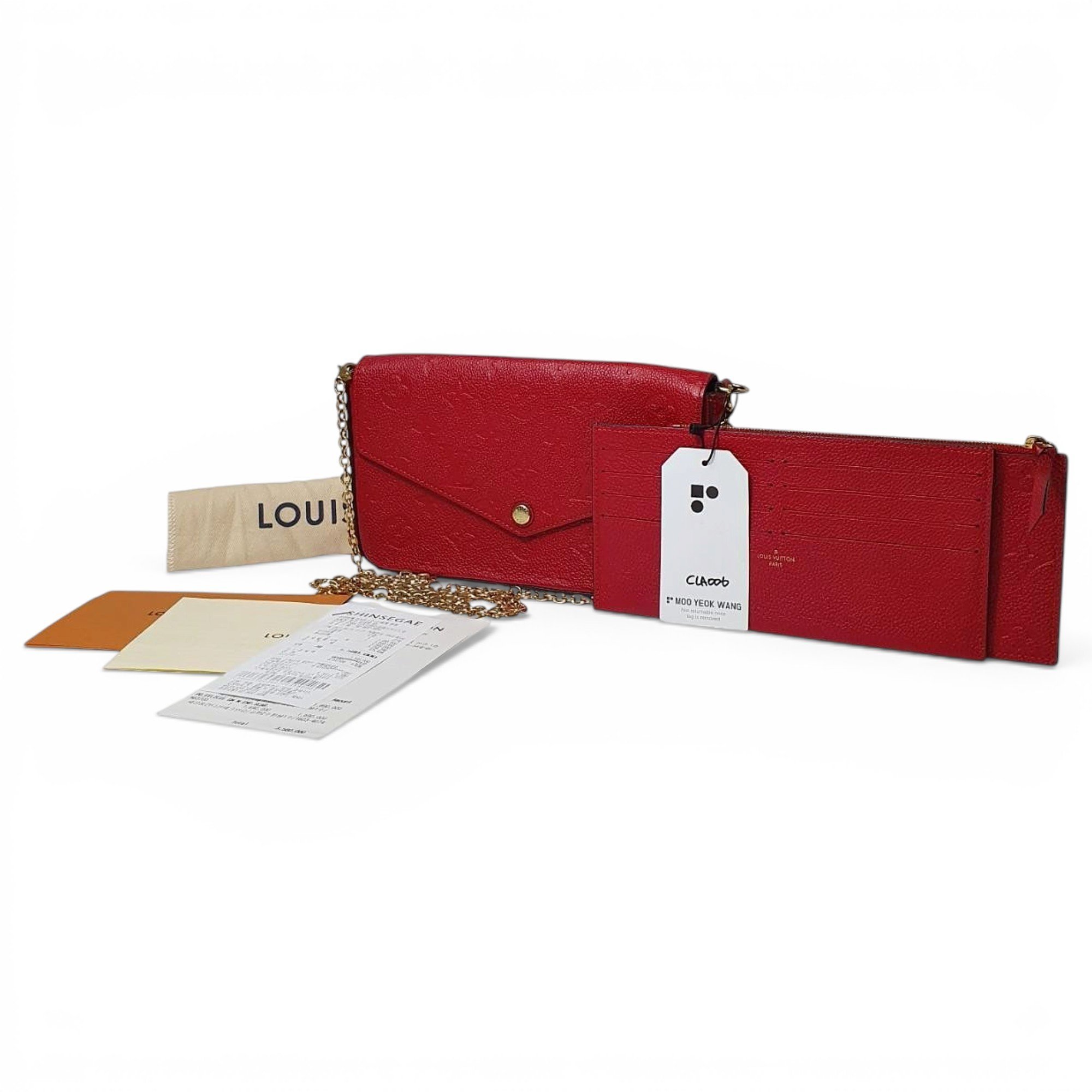 Leather handbag