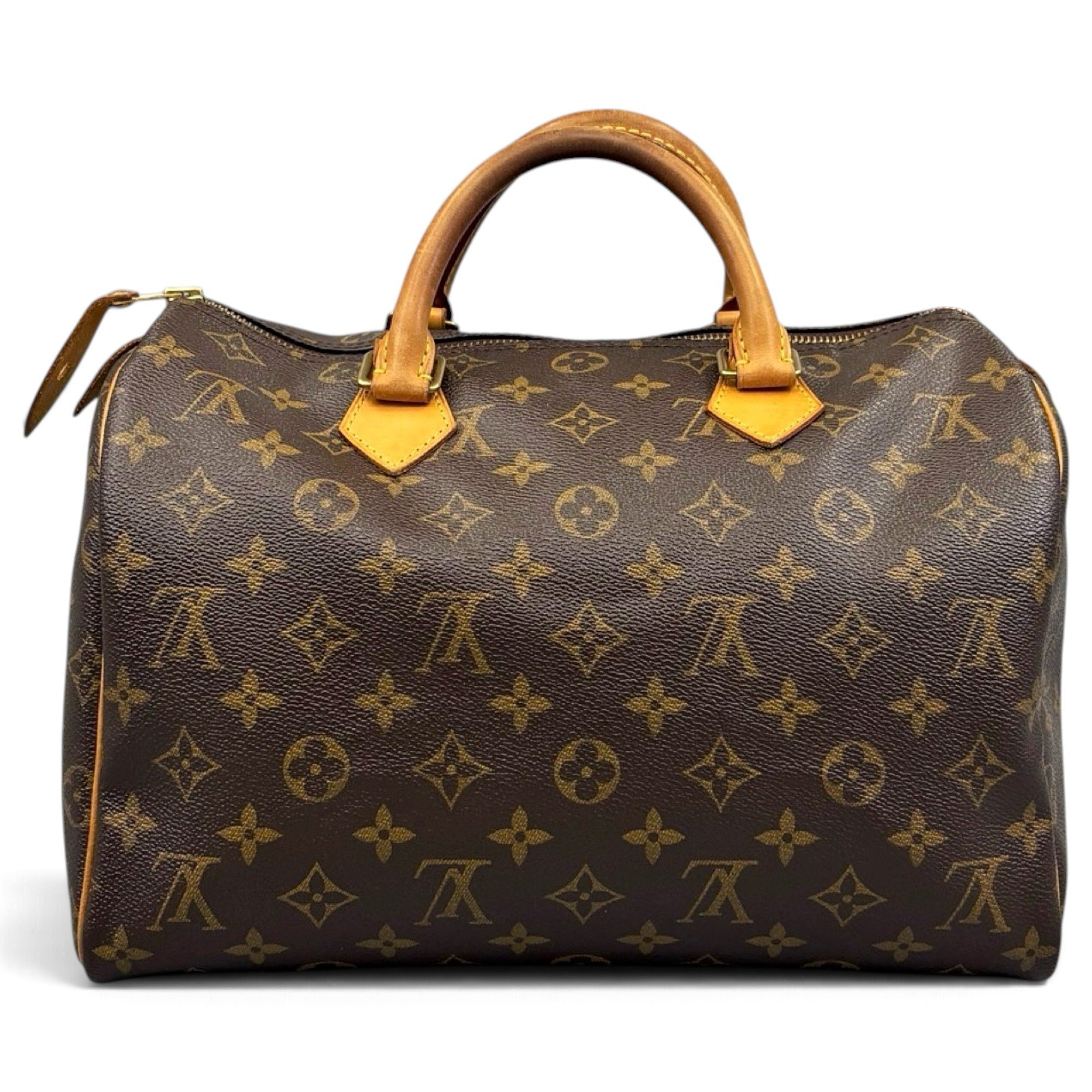 Speedy leather bowling bag