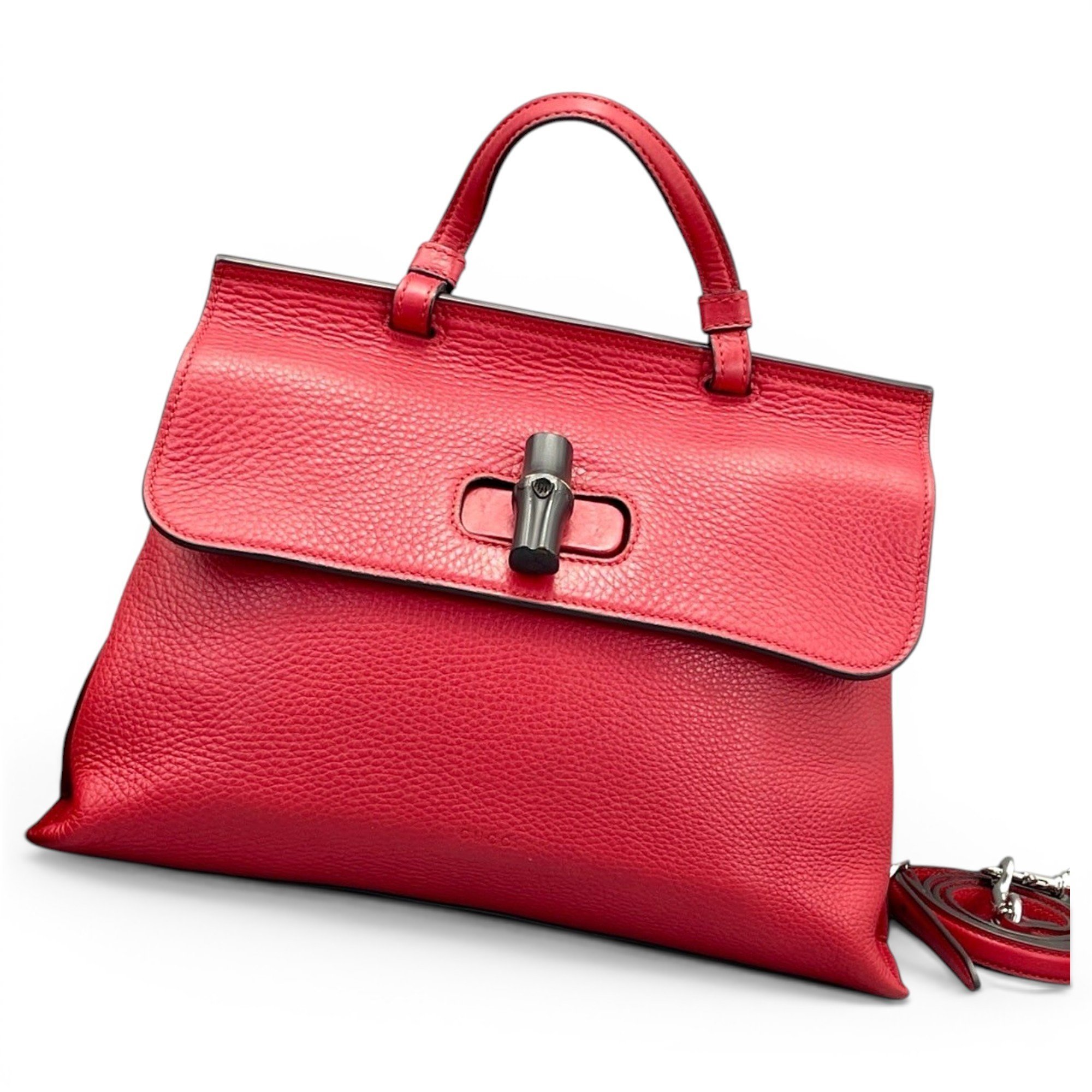 Bamboo Daily Top Handle leather handbag