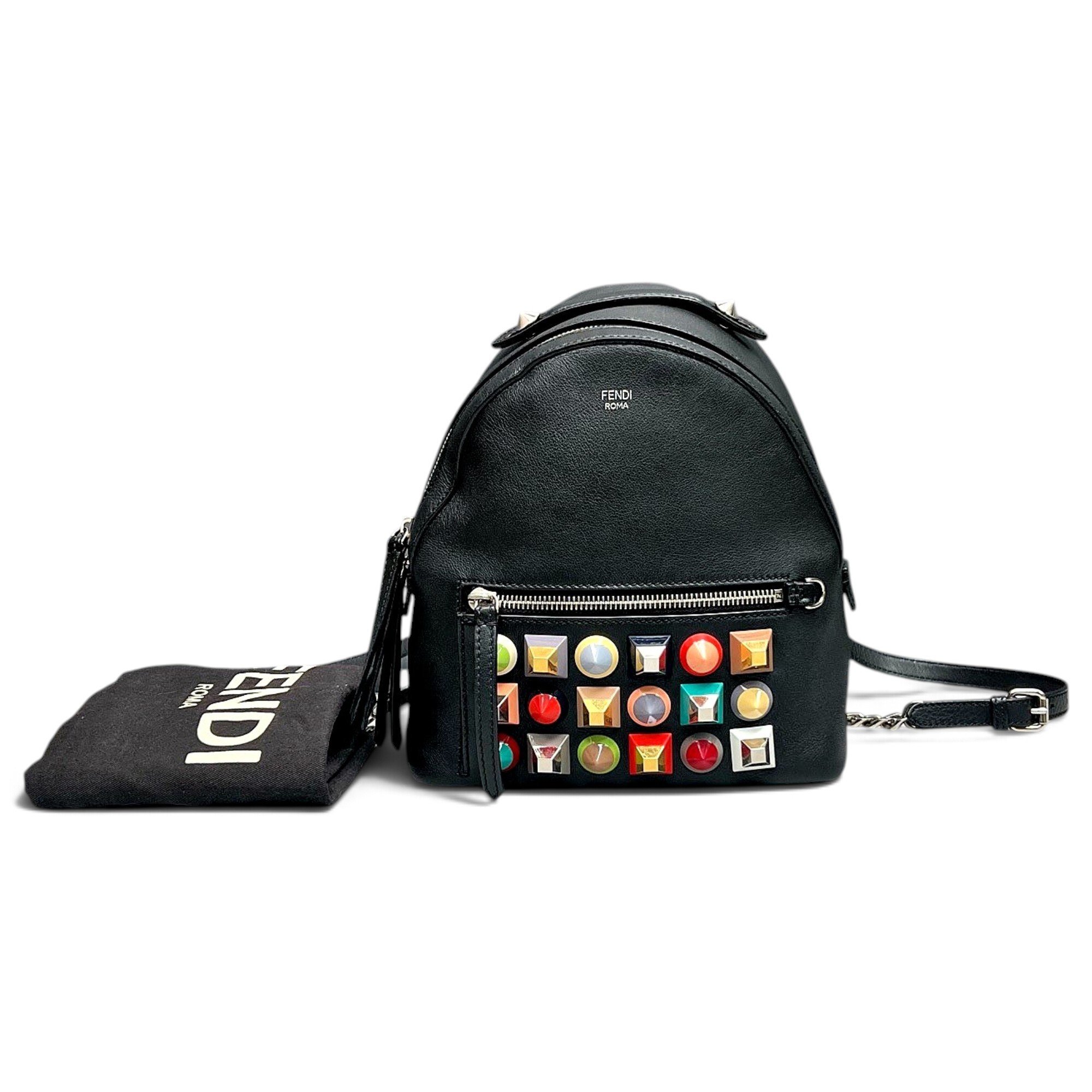 Leather backpack