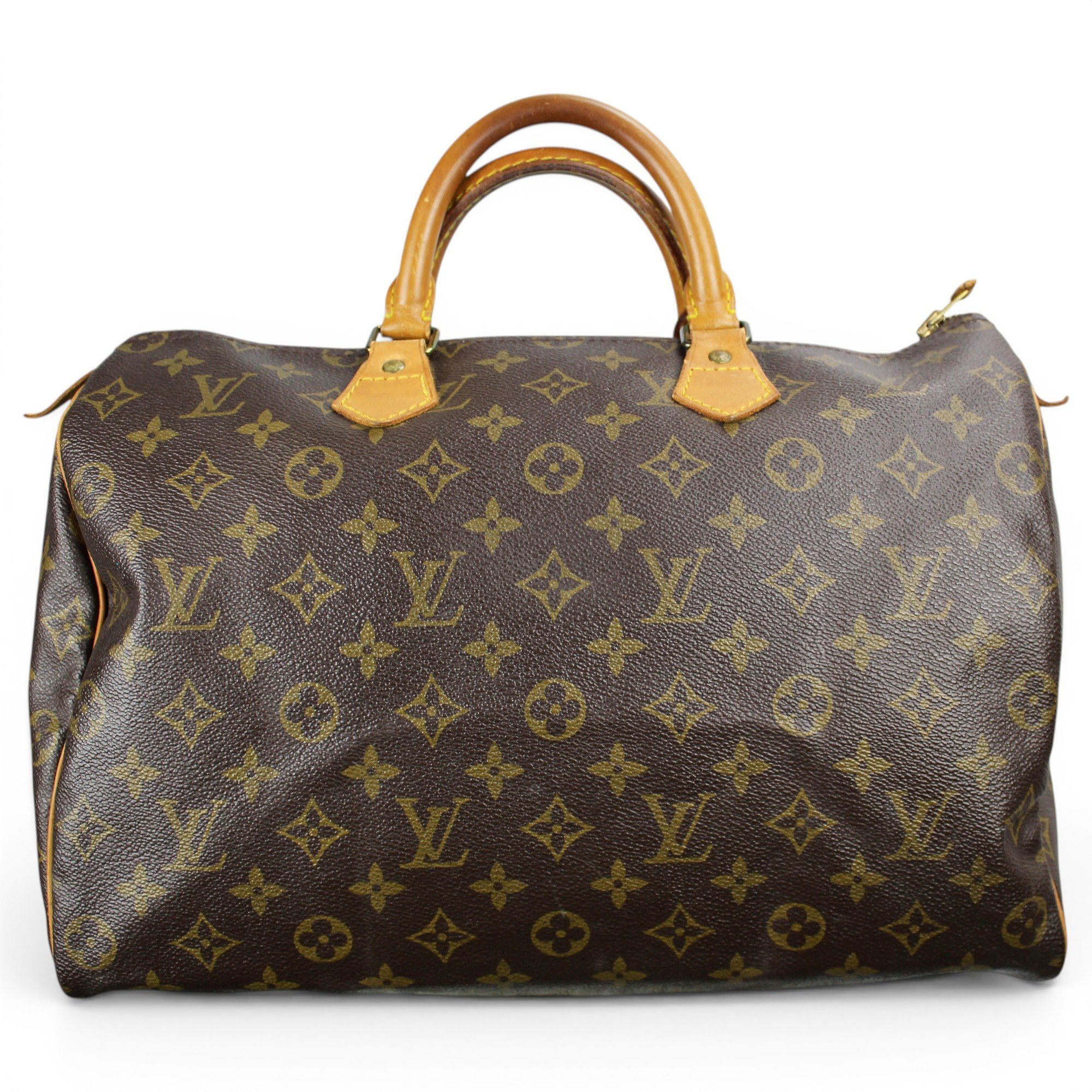 Speedy leather handbag