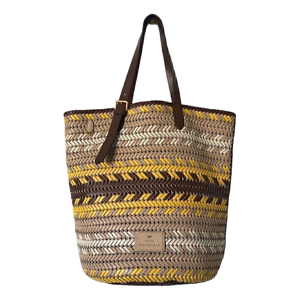 Leather tote