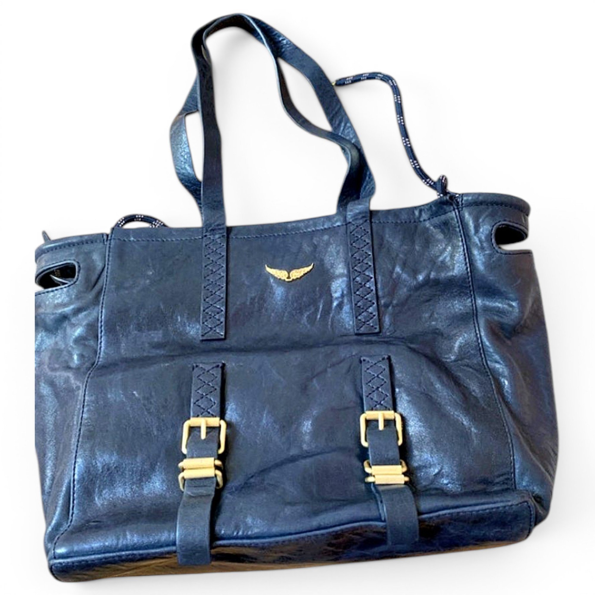 Bianca Crush leather tote