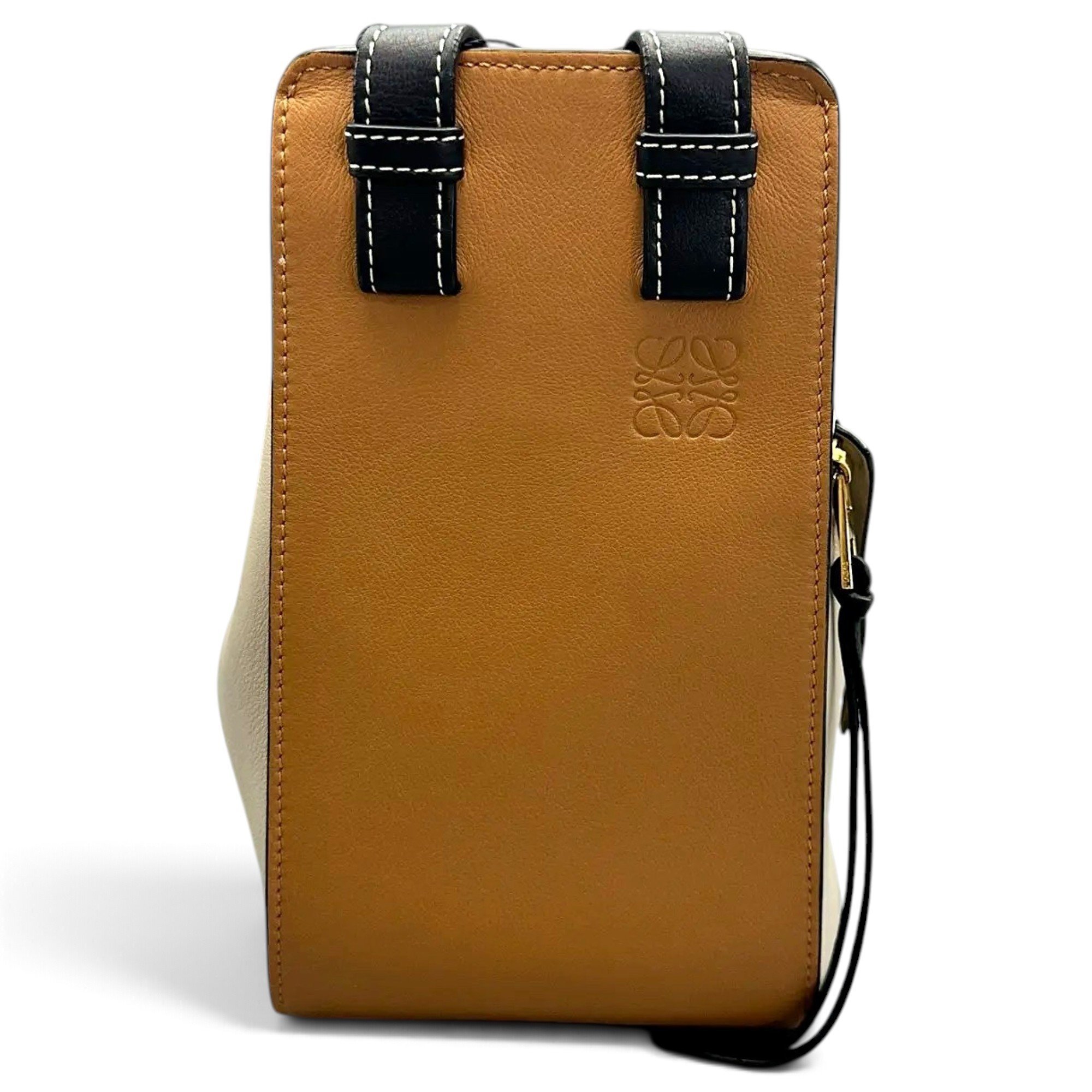 Hammock leather handbag