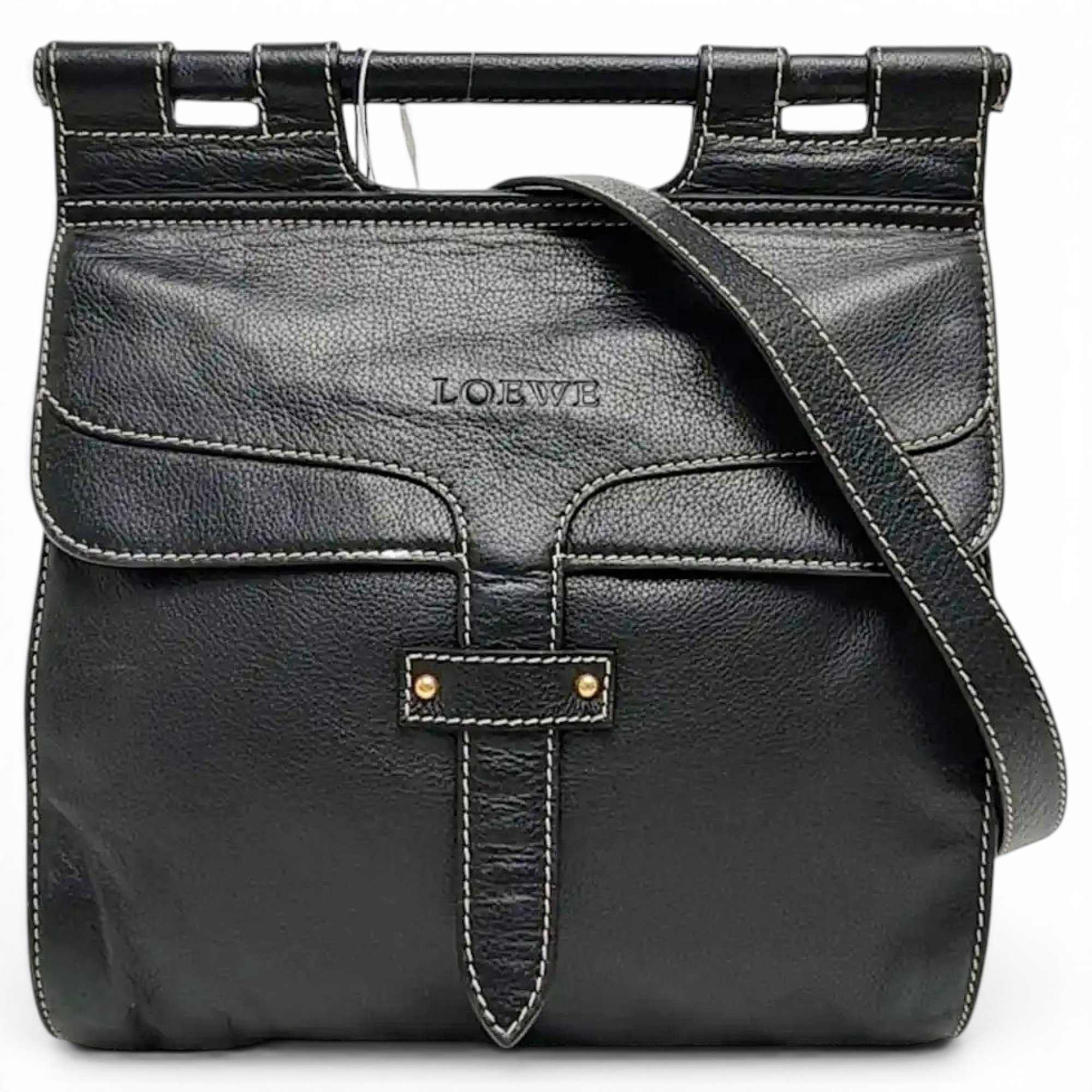 Leather handbag