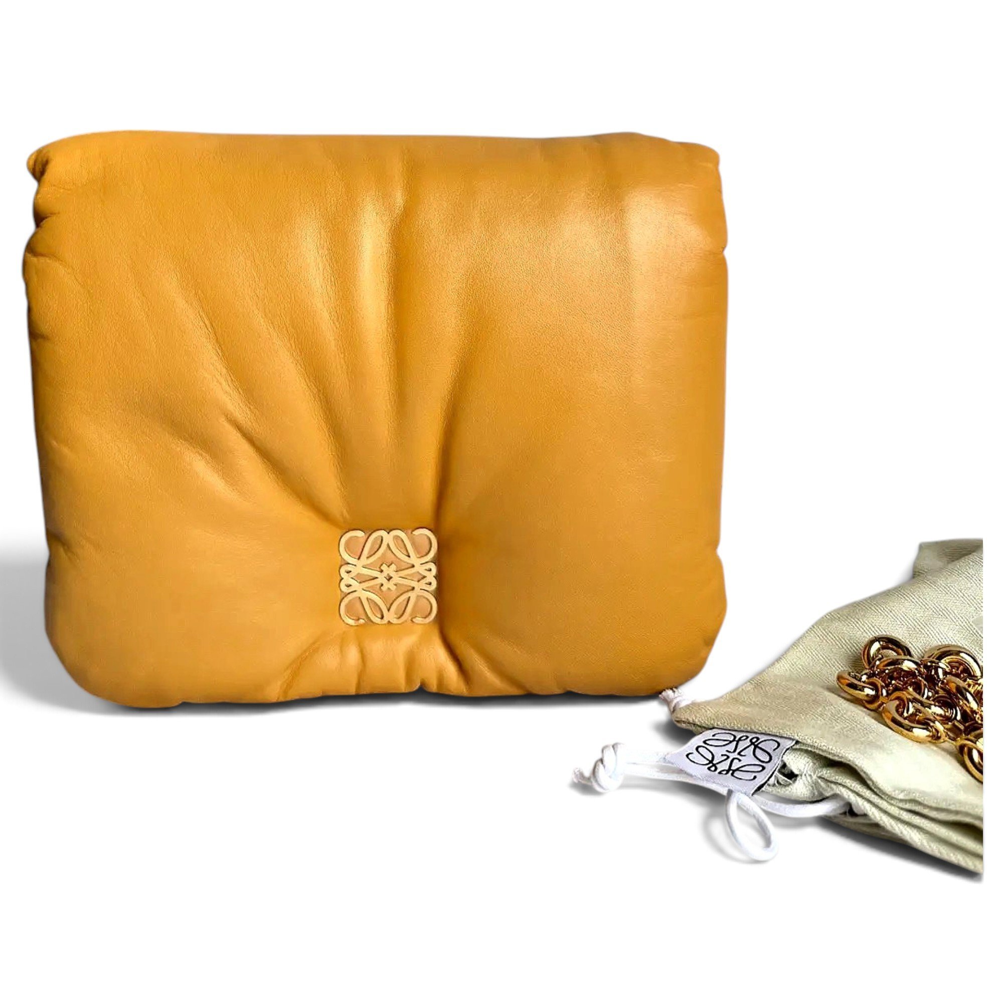 Goya Puffer leather handbag