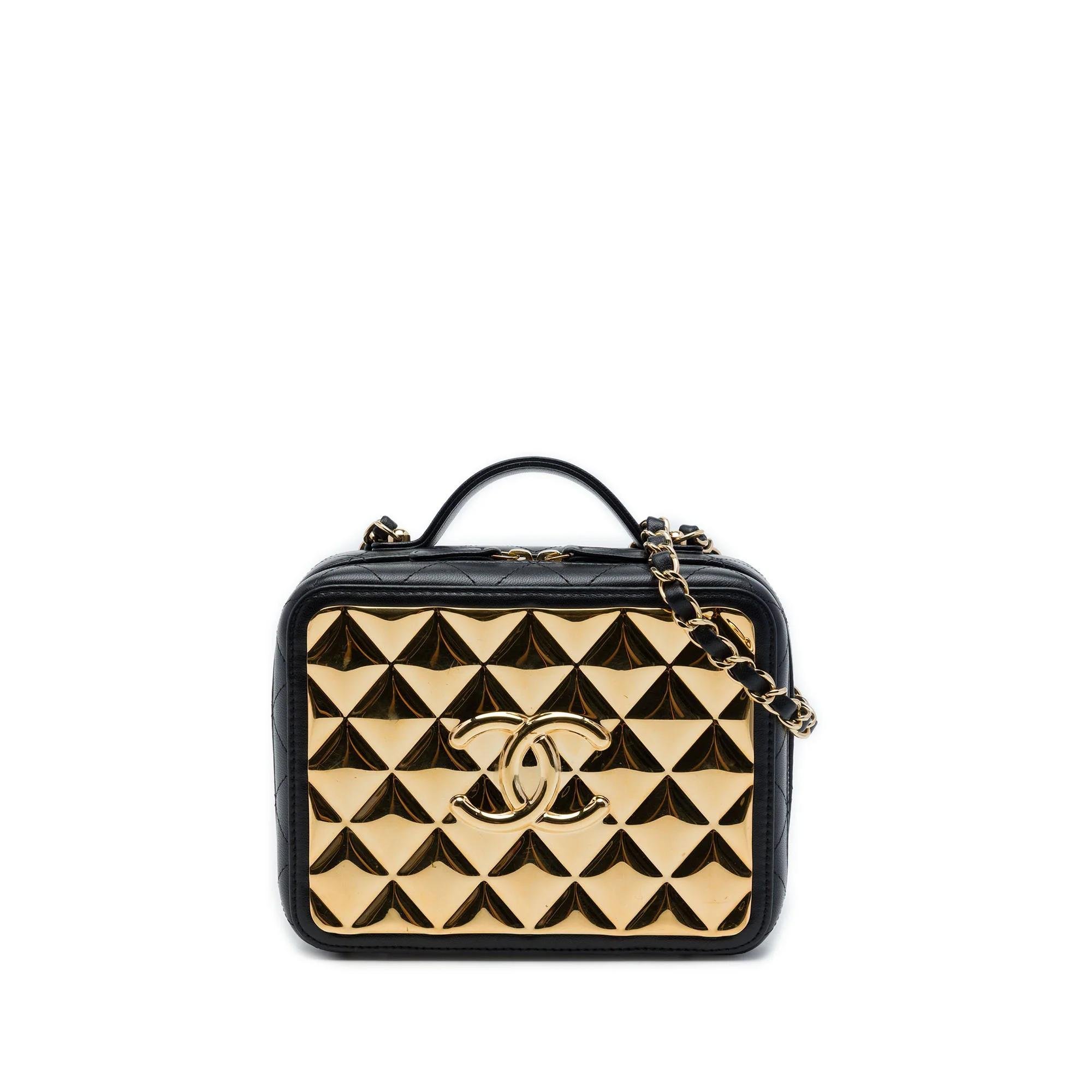 Vanity leather satchel