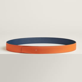 Reversible leather strap 32 mm