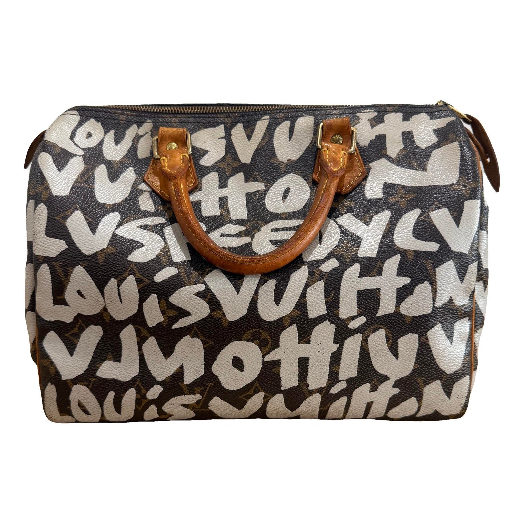 Speedy leather handbag