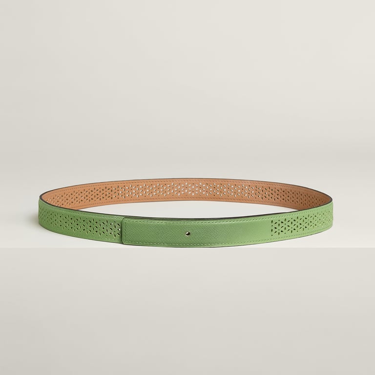 Reversible leather strap 24 mm