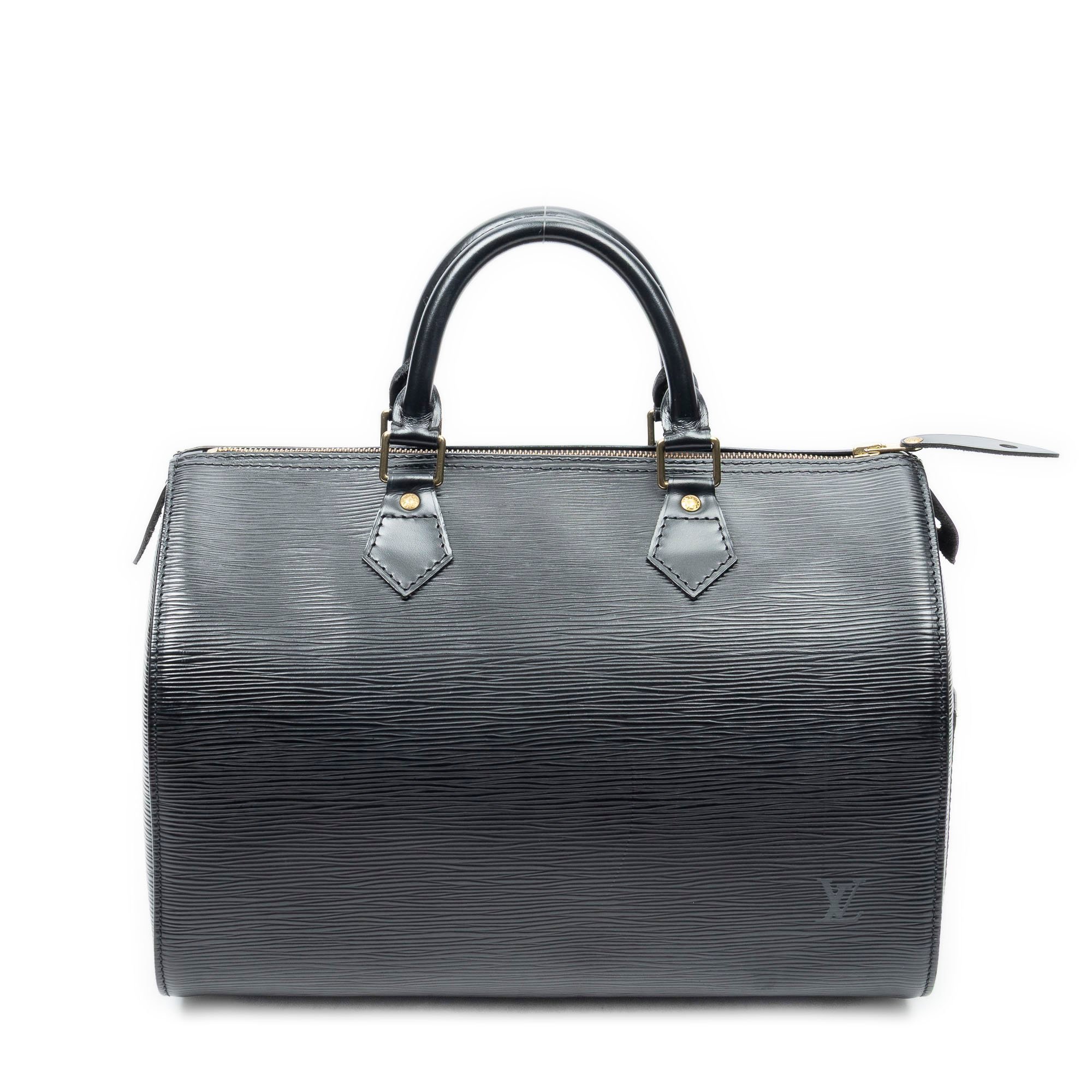 Speedy leather handbag