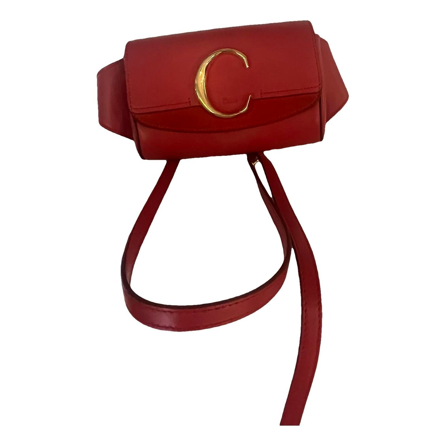 C Belt Bag leather clutch bag