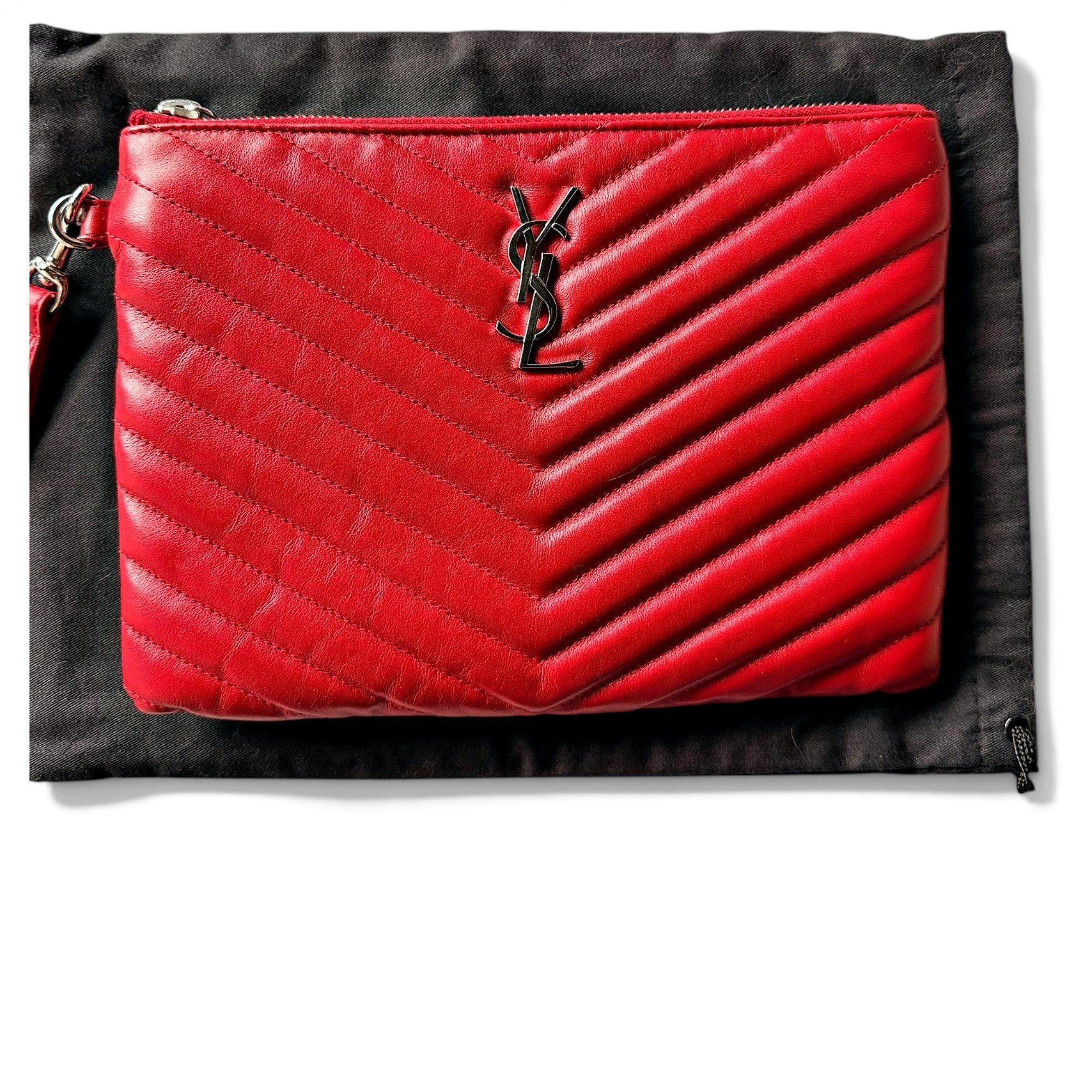 New Jolie leather clutch bag