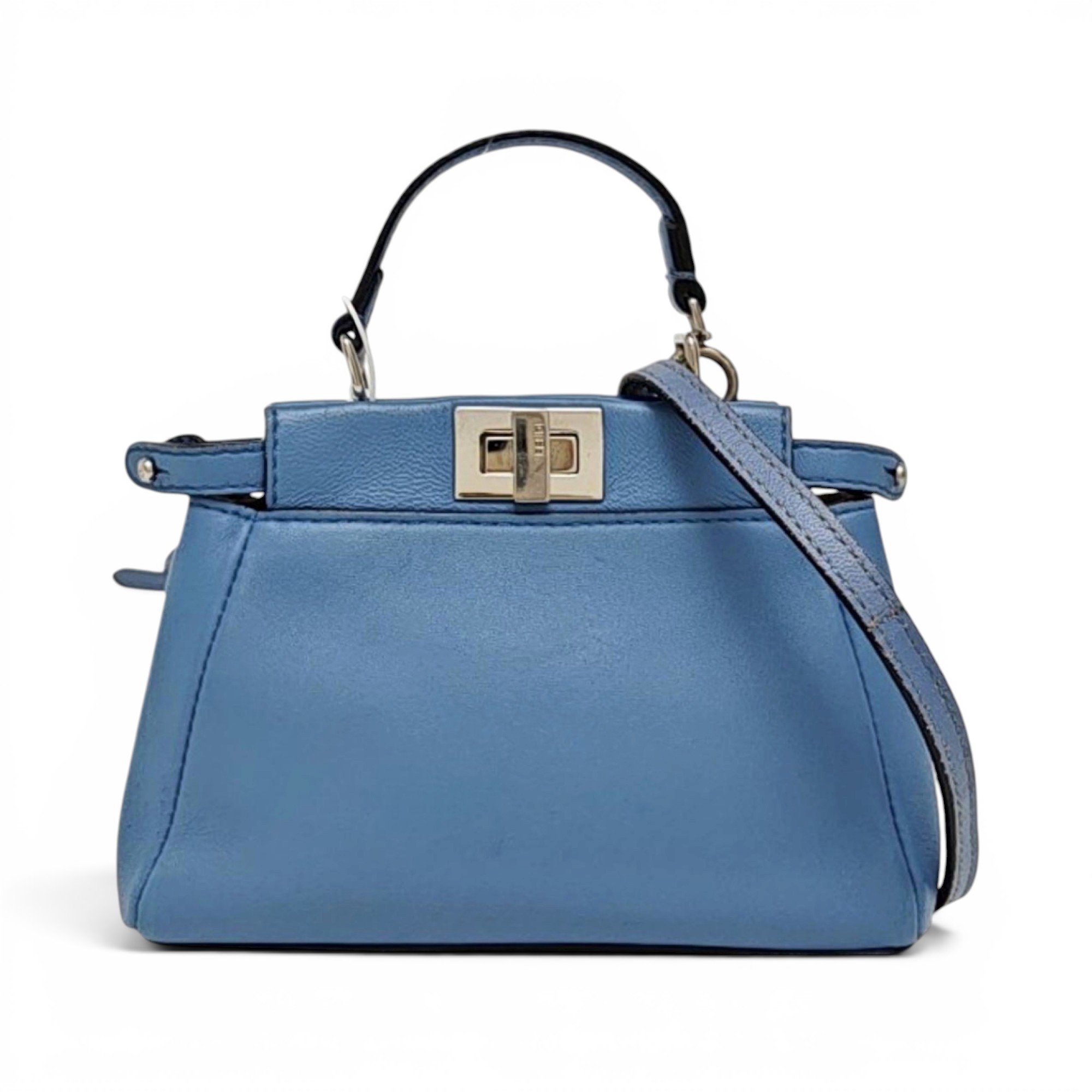 Peekaboo leather handbag