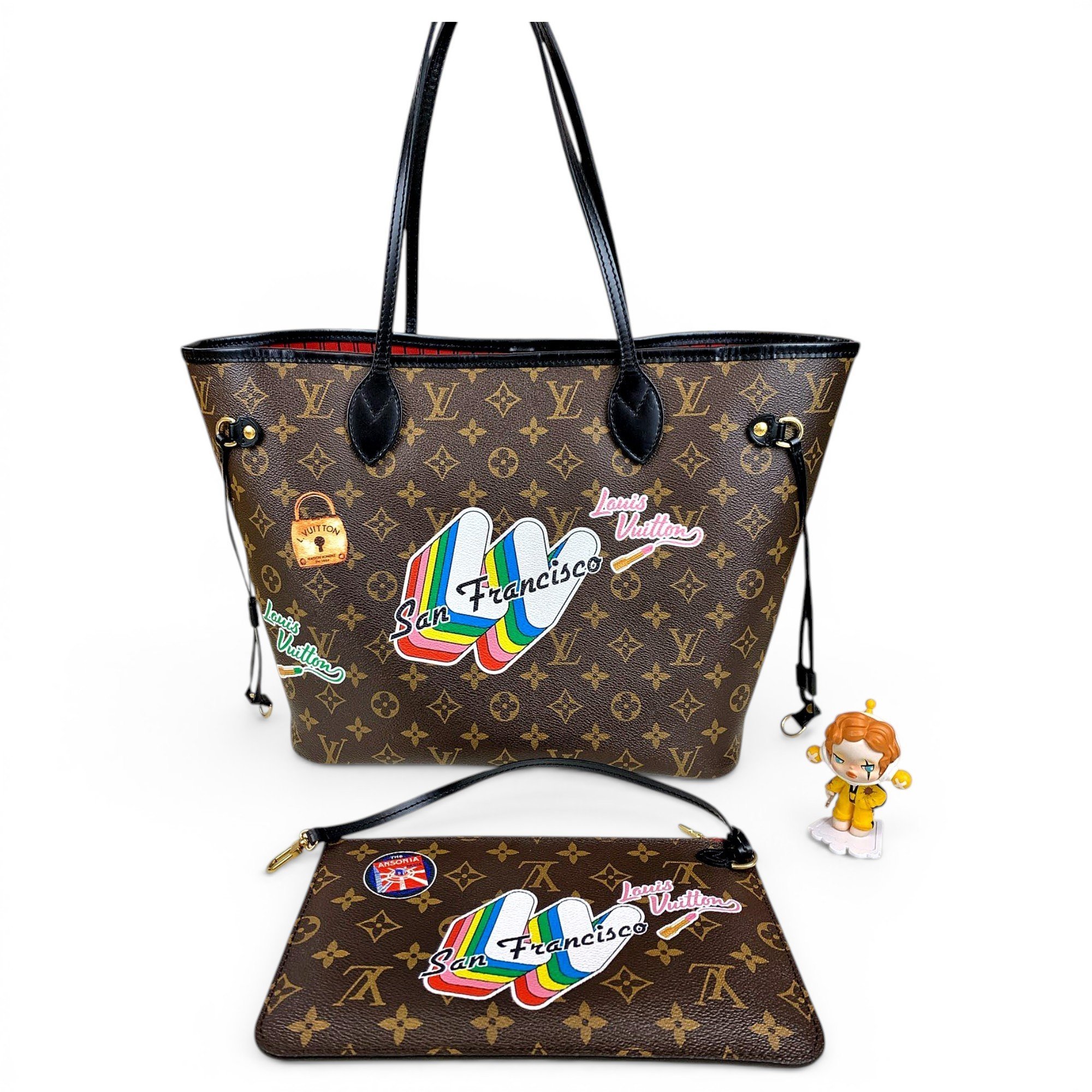 Neverfull leather handbag