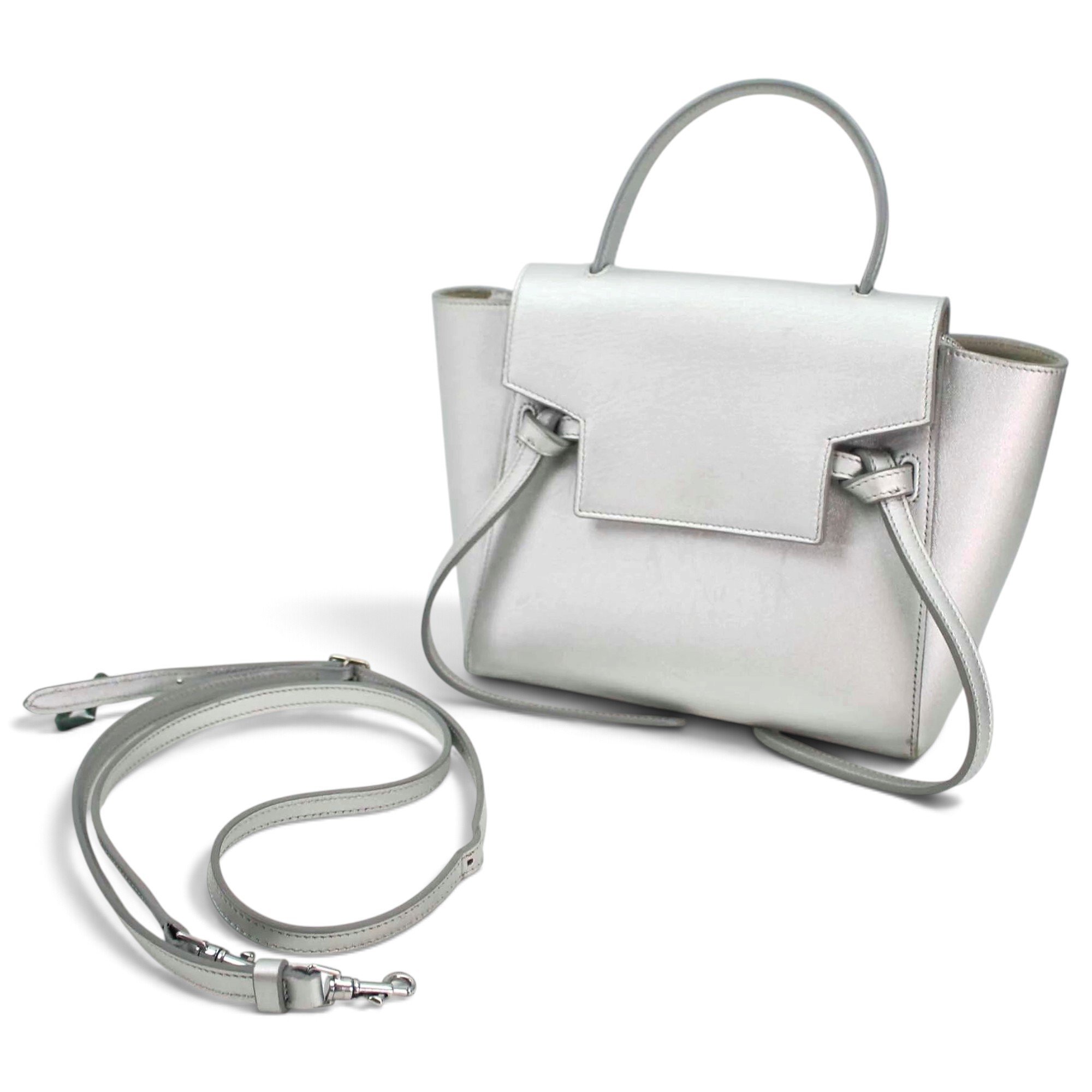Belt leather handbag
