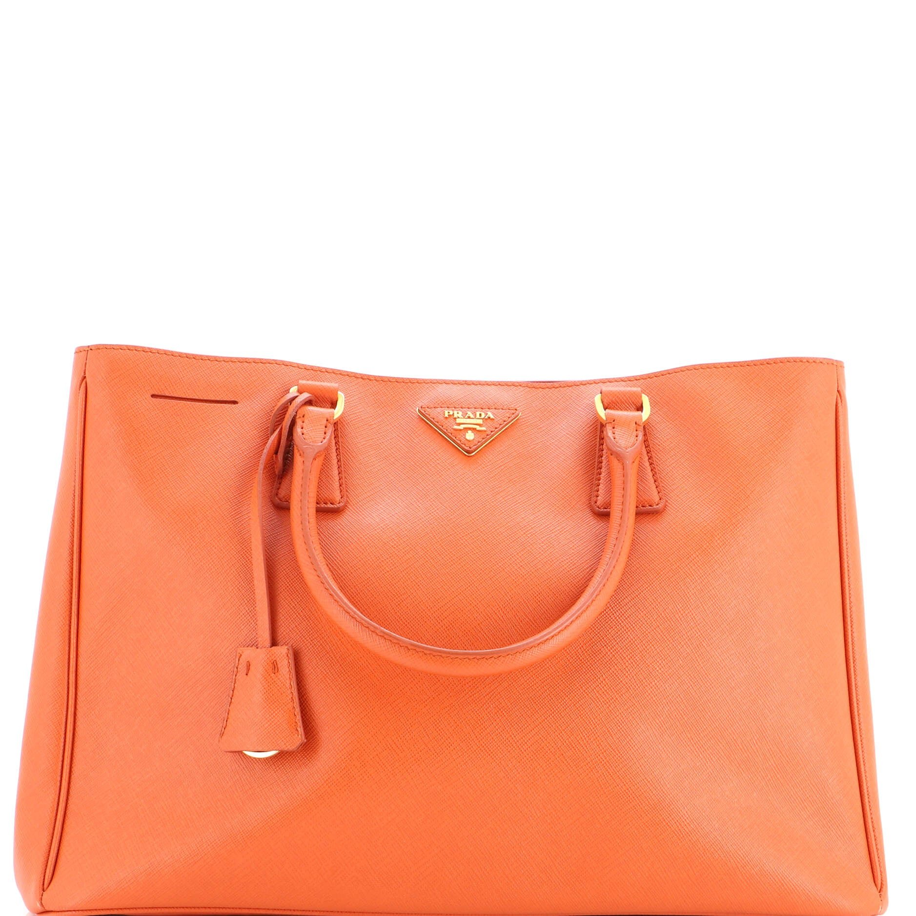 Lux Open Tote Saffiano Leather Large
