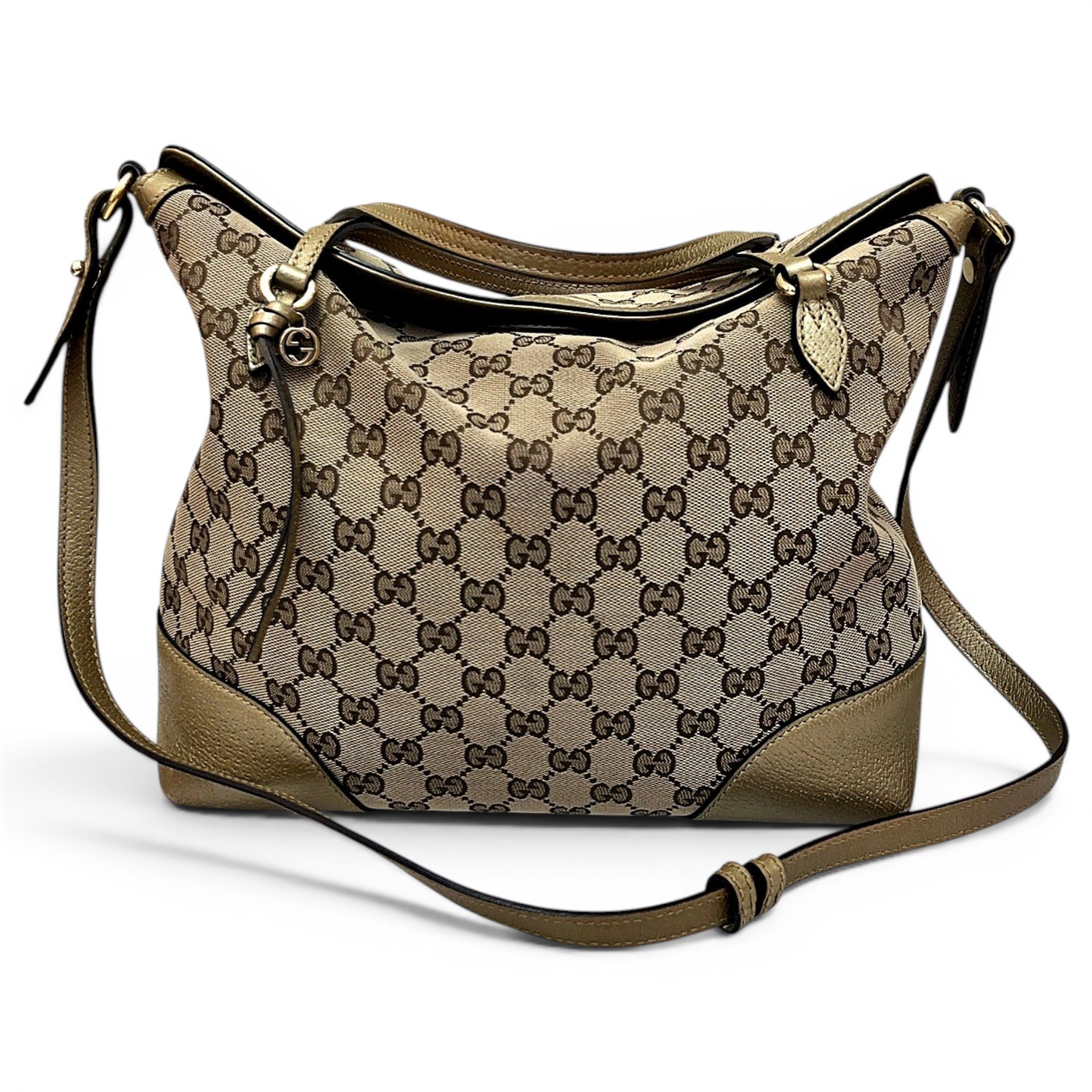 Patent leather handbag