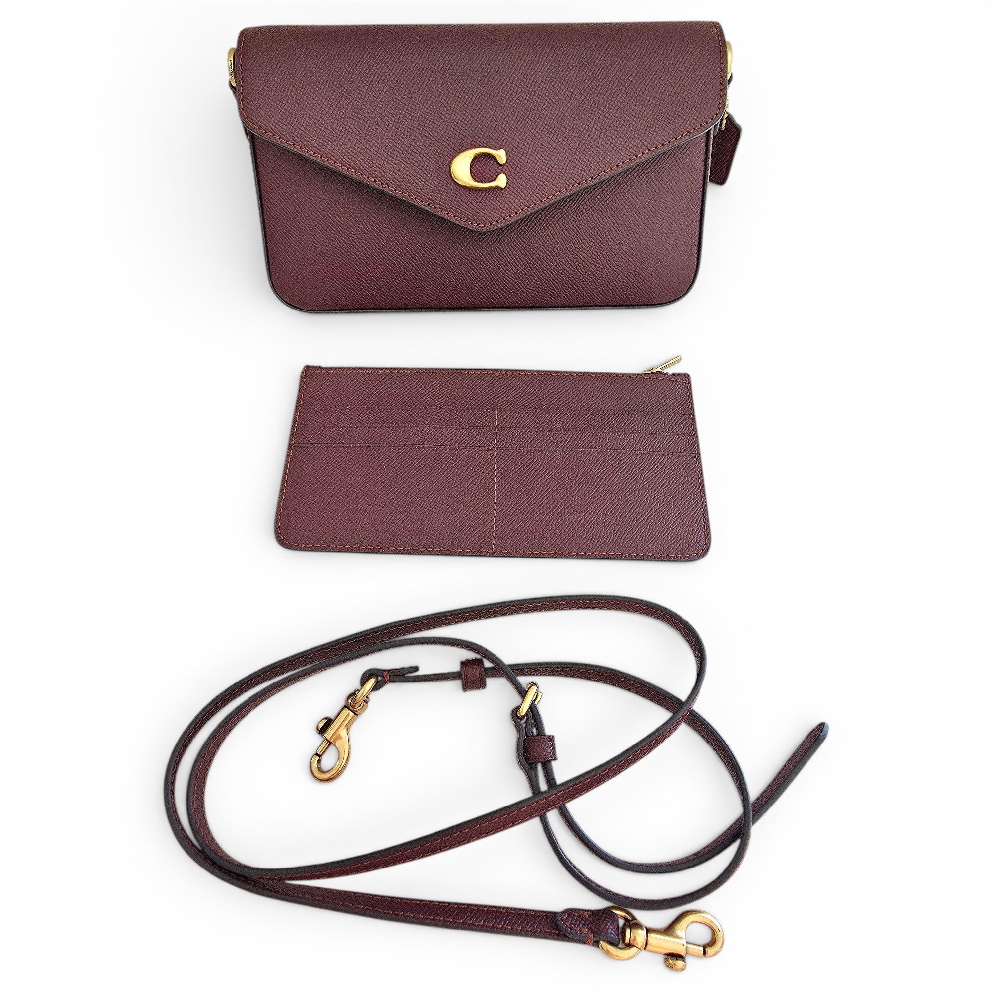 Leather crossbody bag