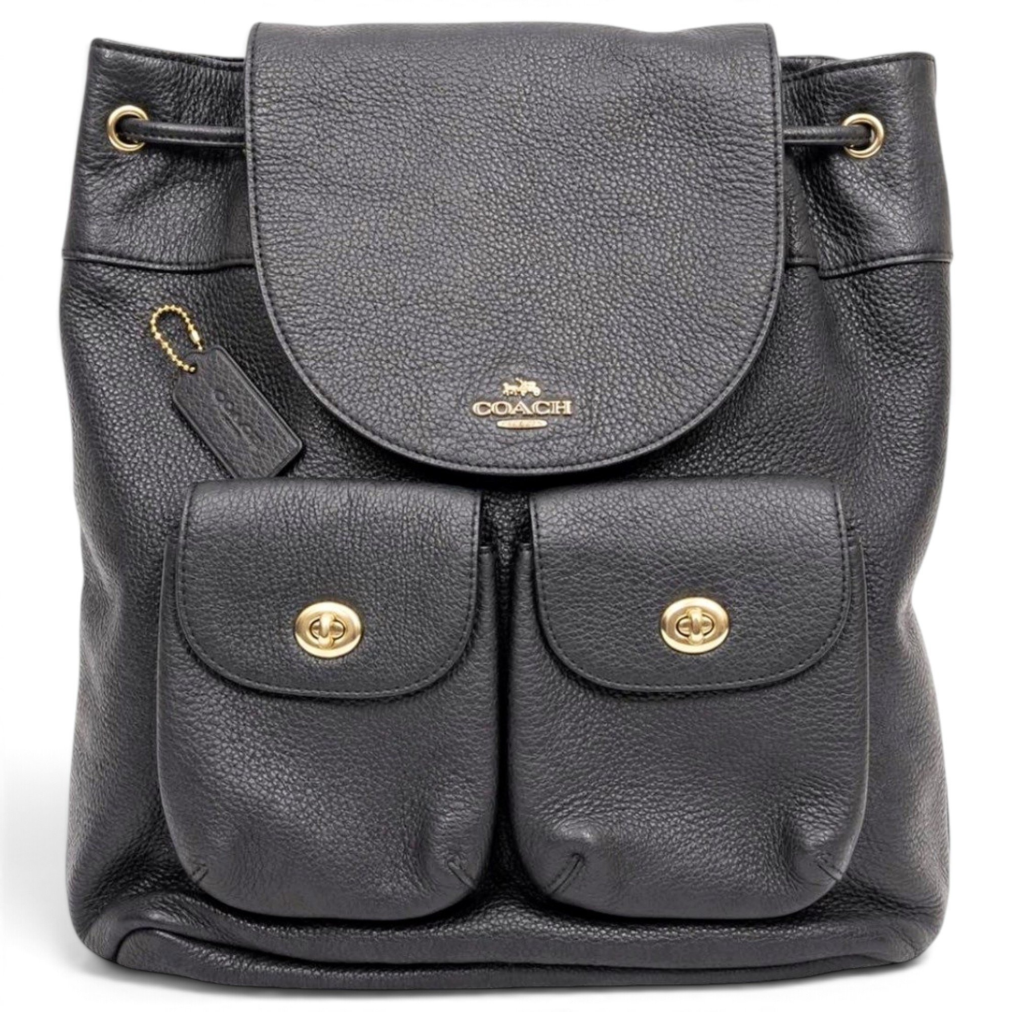 Leather backpack