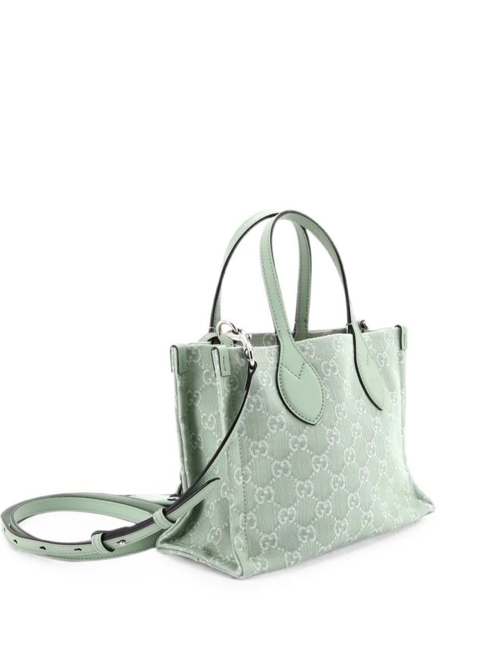 Ophidia Shopper GG Denim Medium tote bag