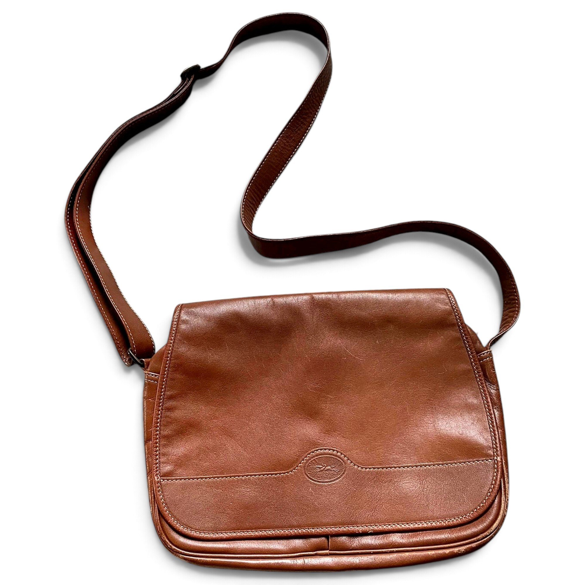 Leather crossbody bag
