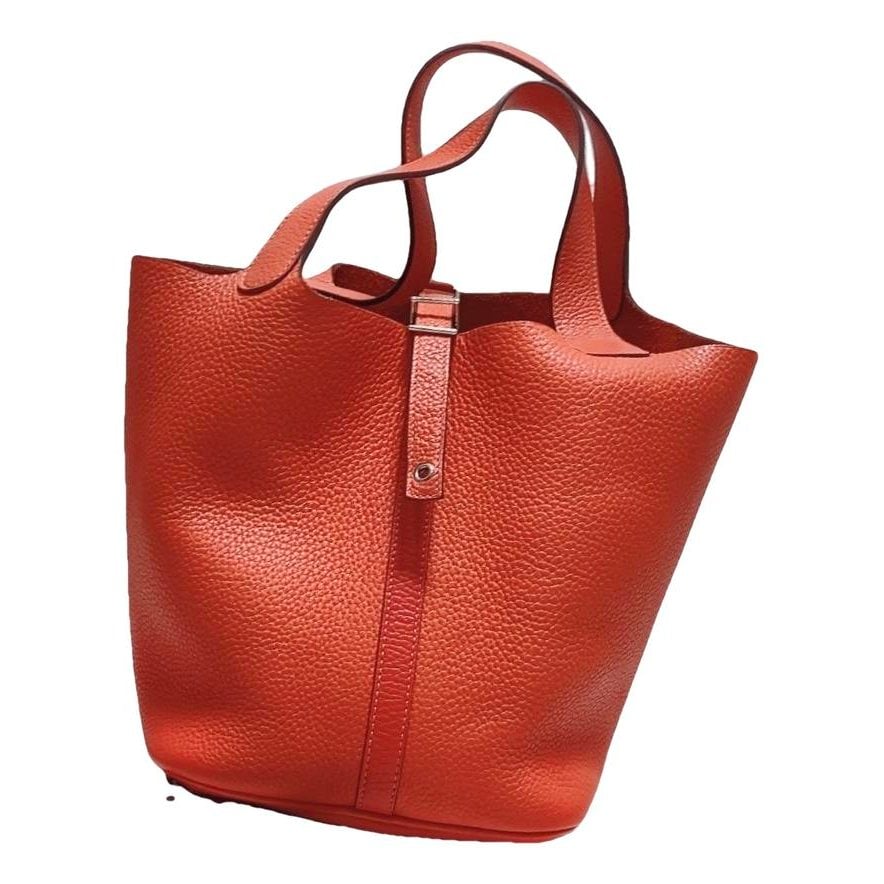 Picotin leather handbag