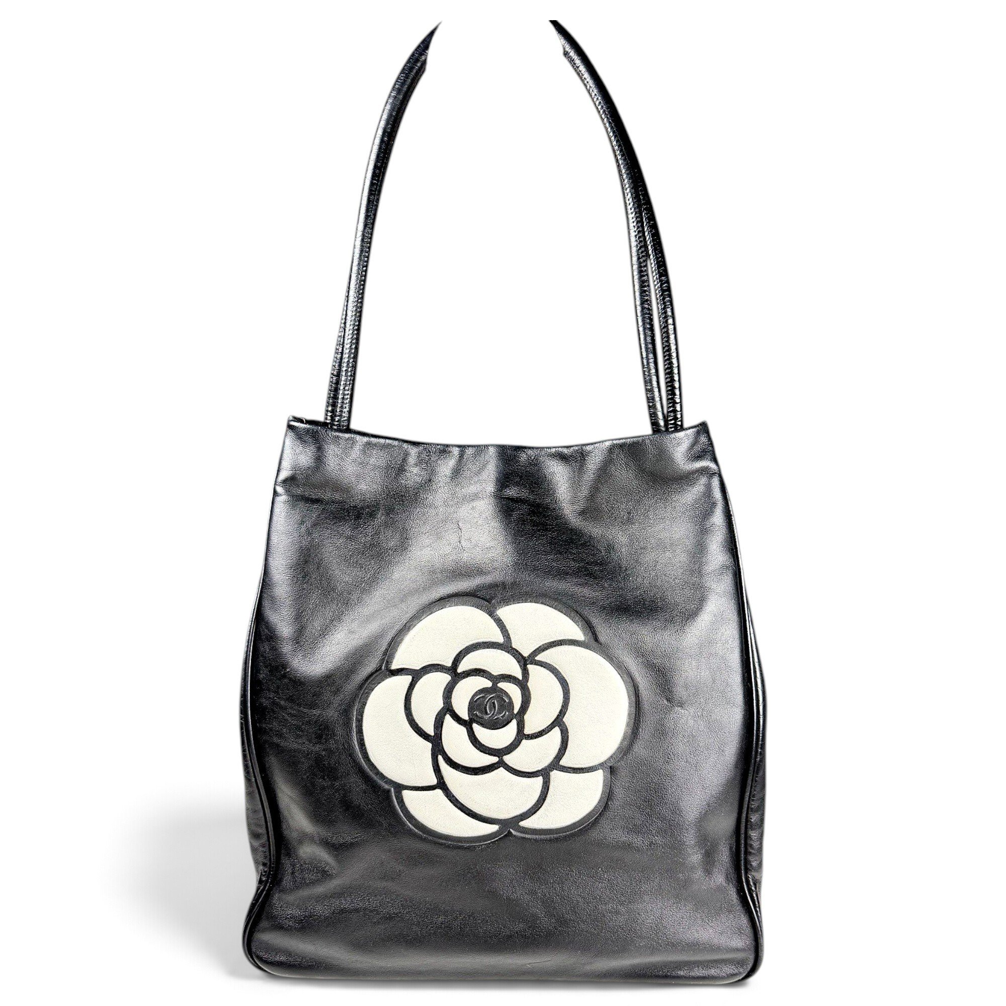 Leather tote