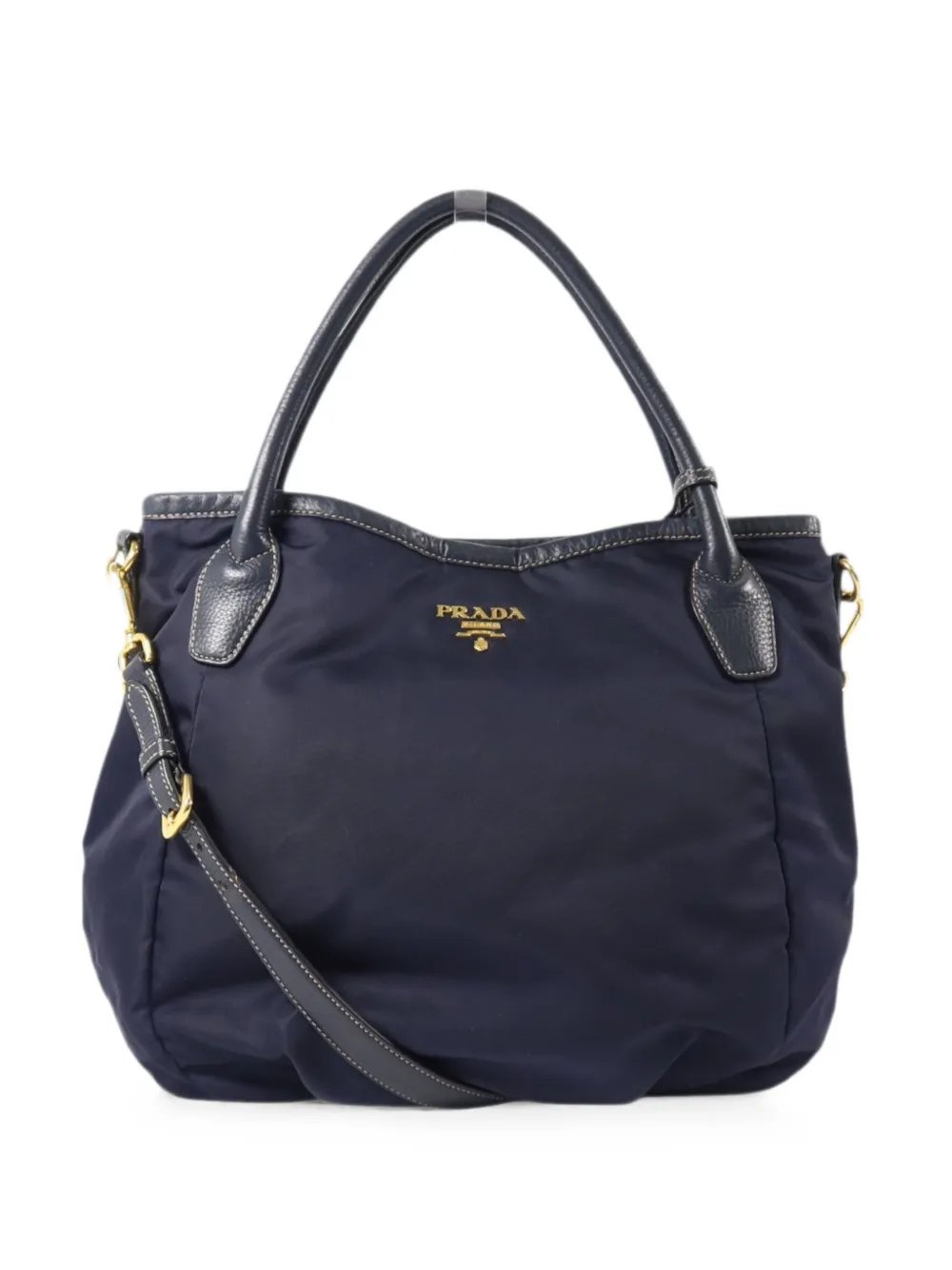 logo-detail two-way tote bag