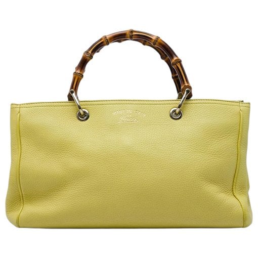 Bamboo leather satchel