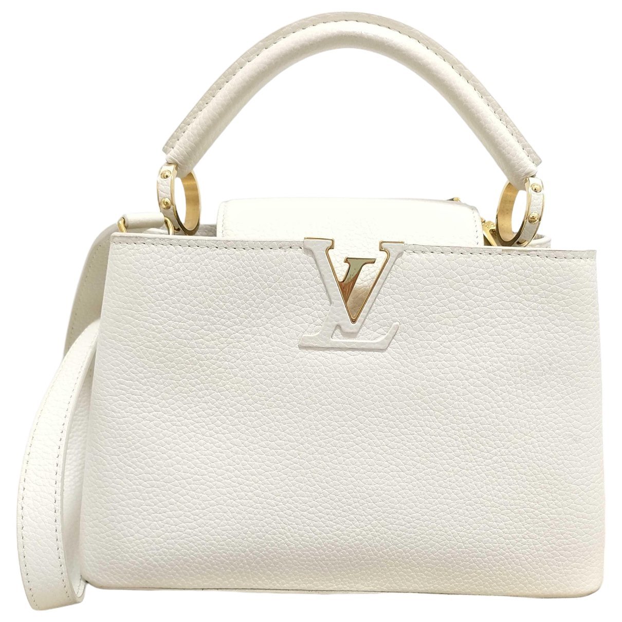 Capucines leather handbag