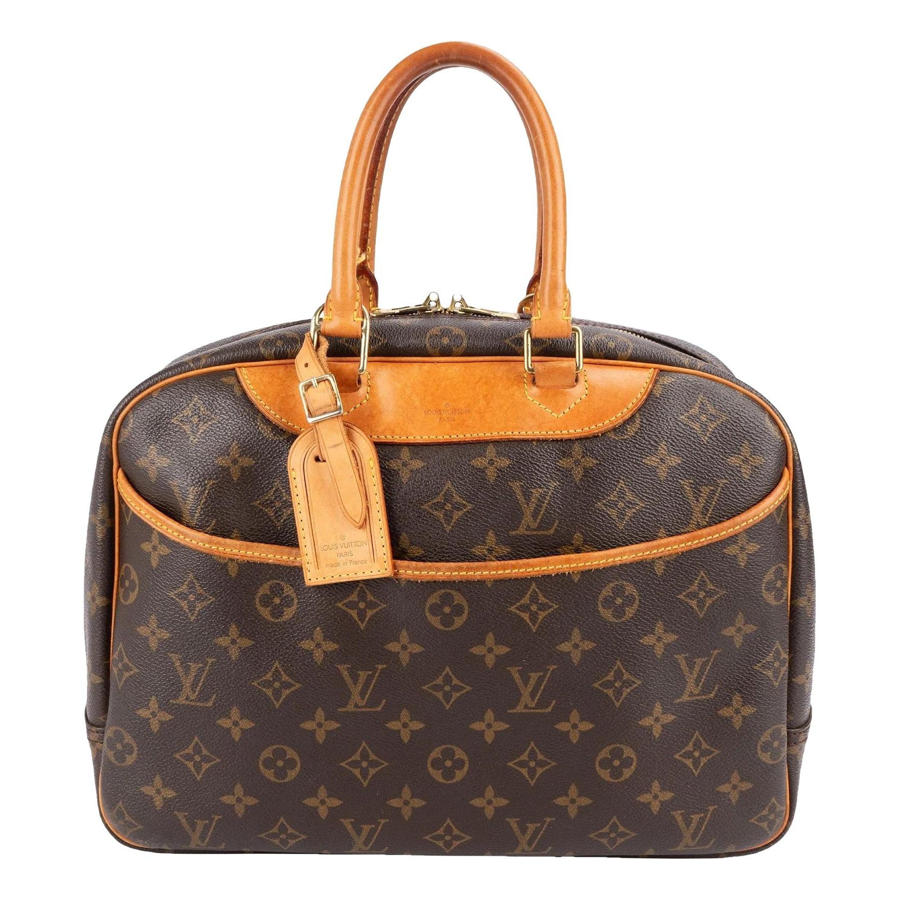 Deauville leather handbag