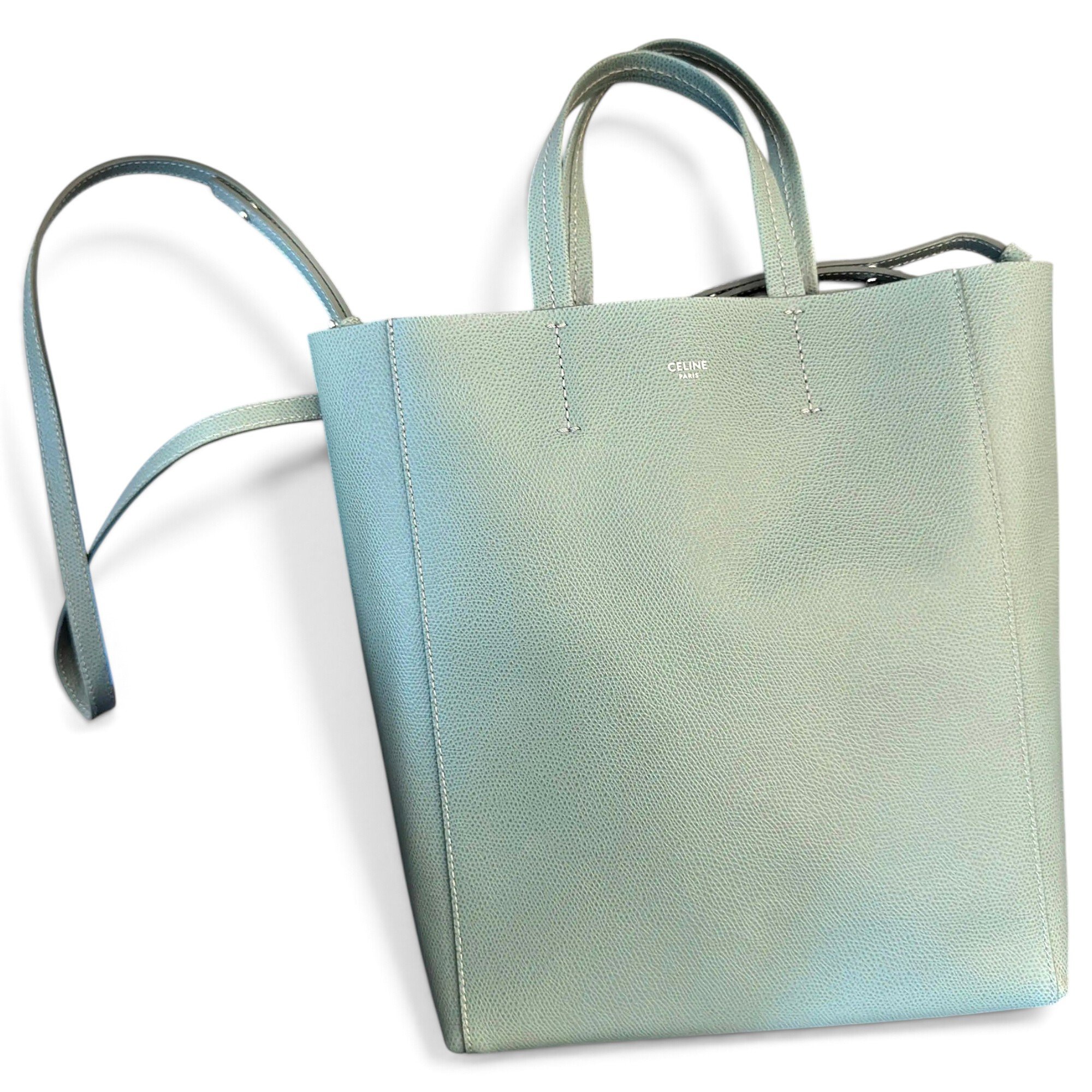 Cabas leather tote