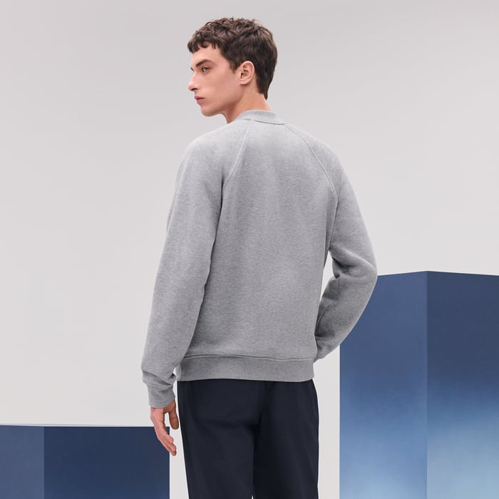 Gris Clair Varsity Jacket With Clou De Selle Detail