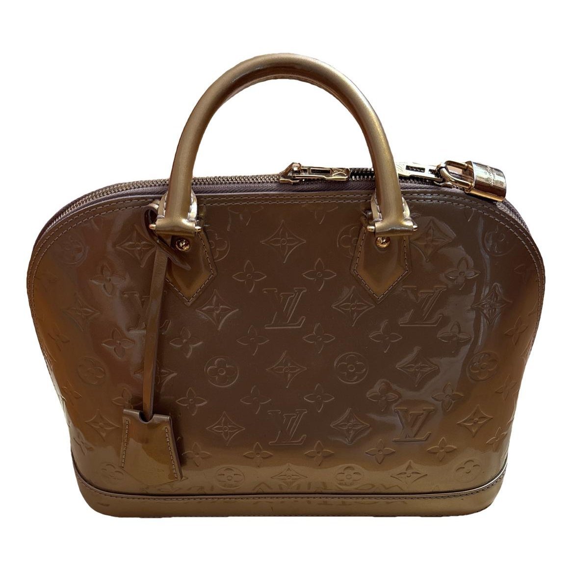 Alma patent leather handbag
