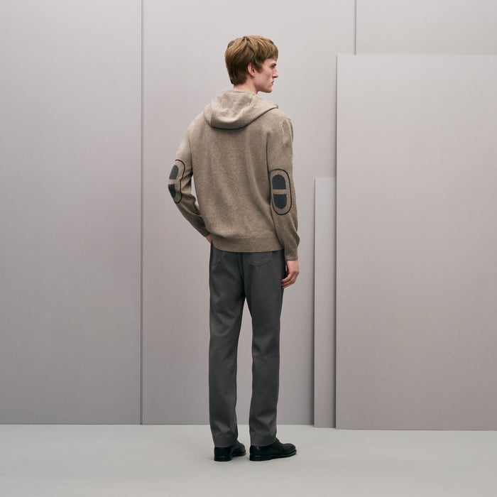 Vigoureux "Maillon Chaine d'Ancre" Zipped Cashmere Jacket