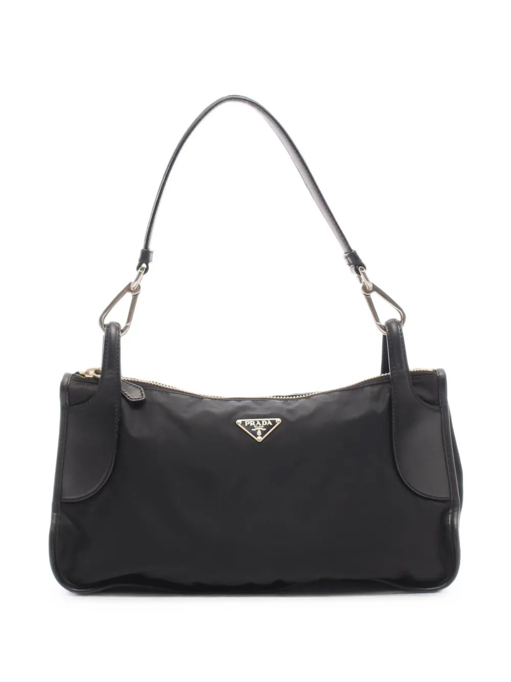 2000s Tessuto logo-plate shoulder bag