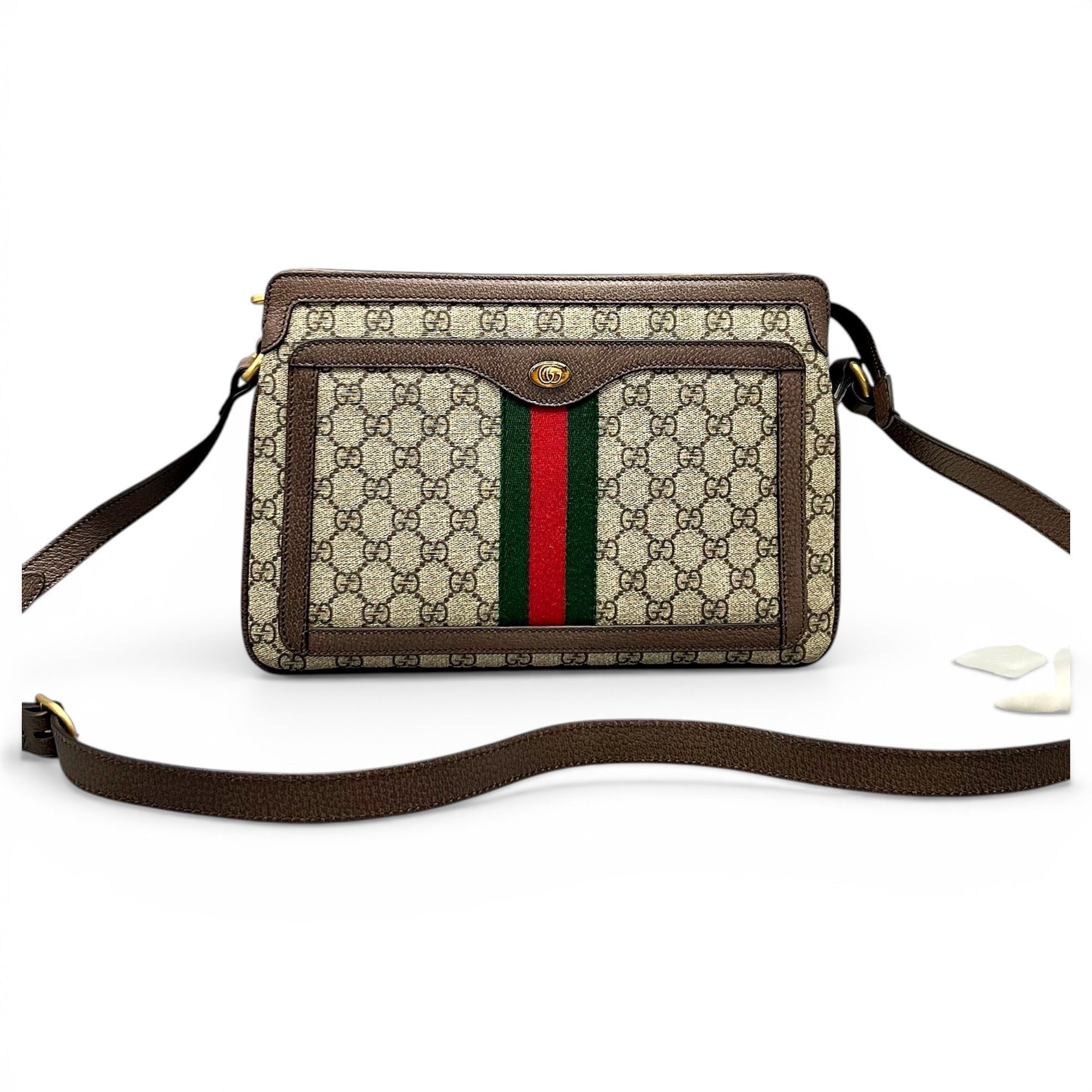 Ophidia leather handbag
