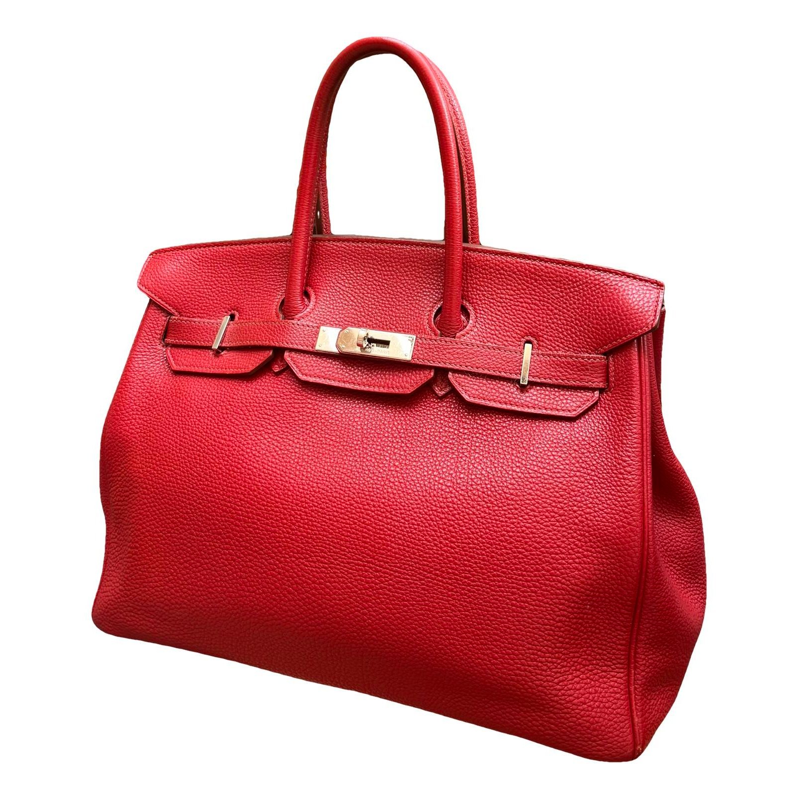 Birkin 35 leather handbag