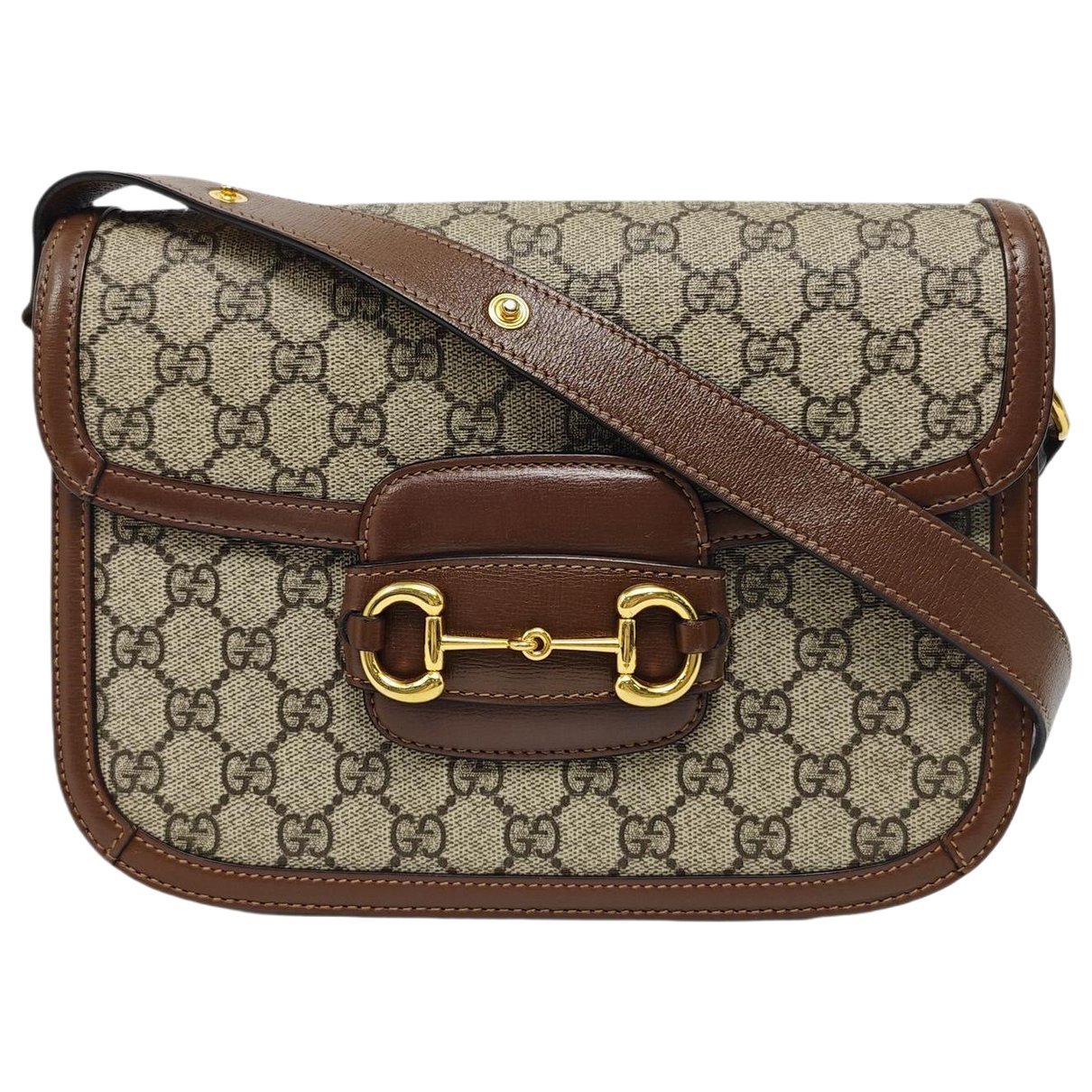 Handle Horsebit 1955 leather crossbody bag